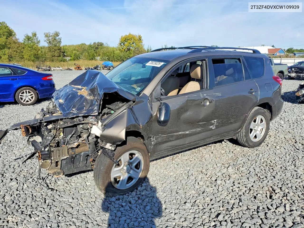 TOYOTA RAV 4 2012, VIN 2T3ZF4DVXCW109939