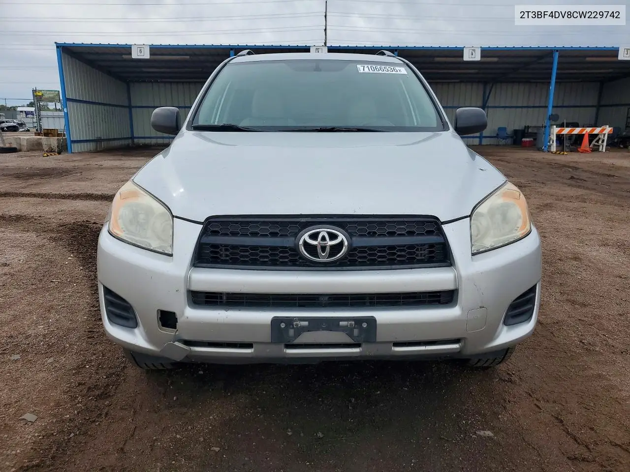 2012 TOYOTA RAV 4 VIN 2T3BF4DV8CW229742 — фото 5