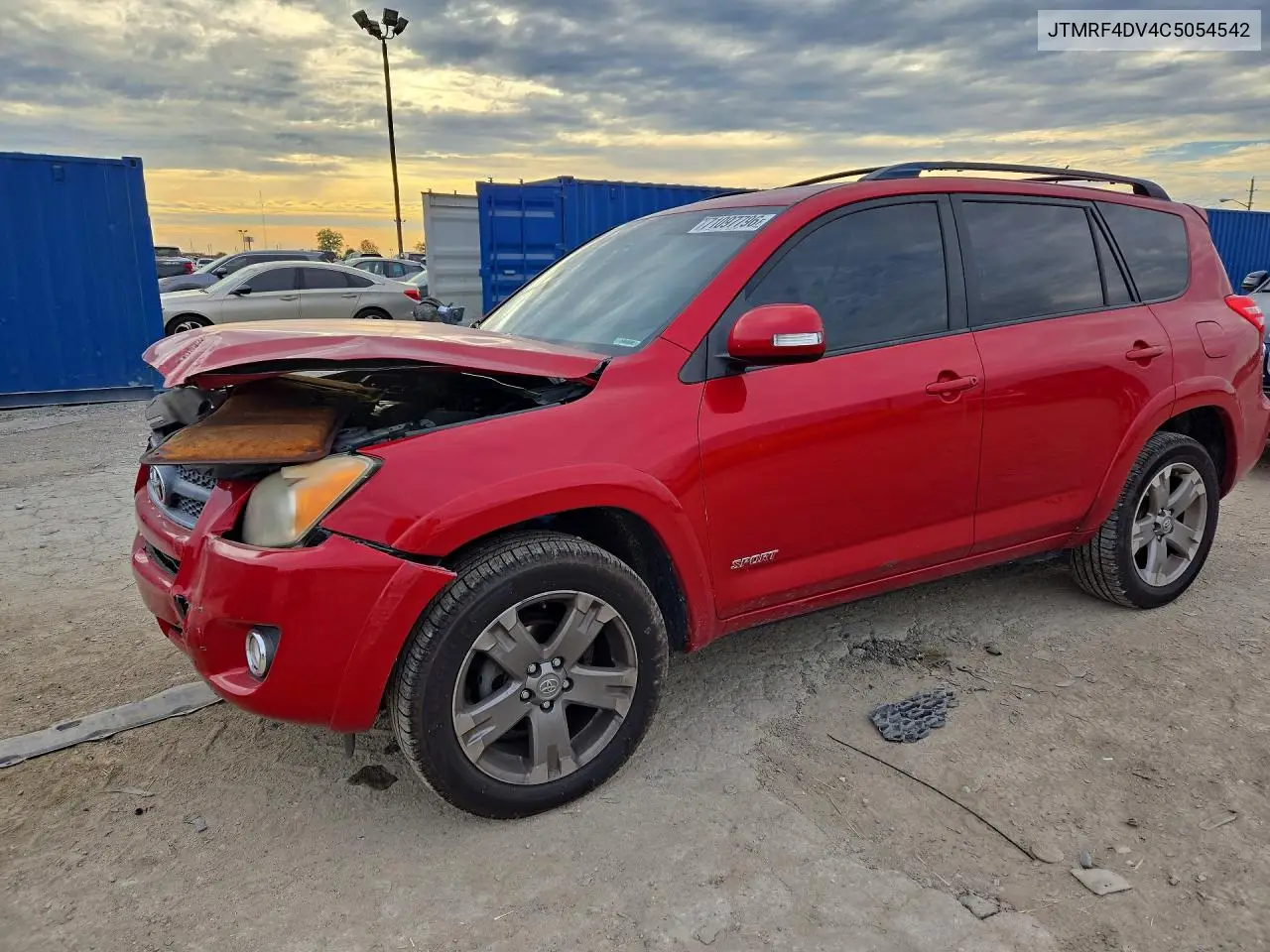 TOYOTA RAV 4 2012, VIN JTMRF4DV4C5054542