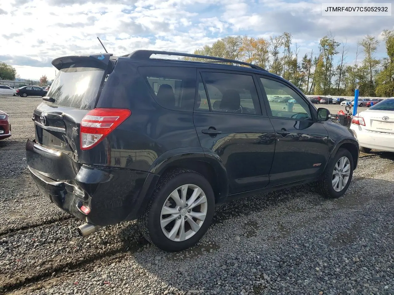 2012 TOYOTA RAV 4 VIN JTMRF4DV7C5052932 — фото 3