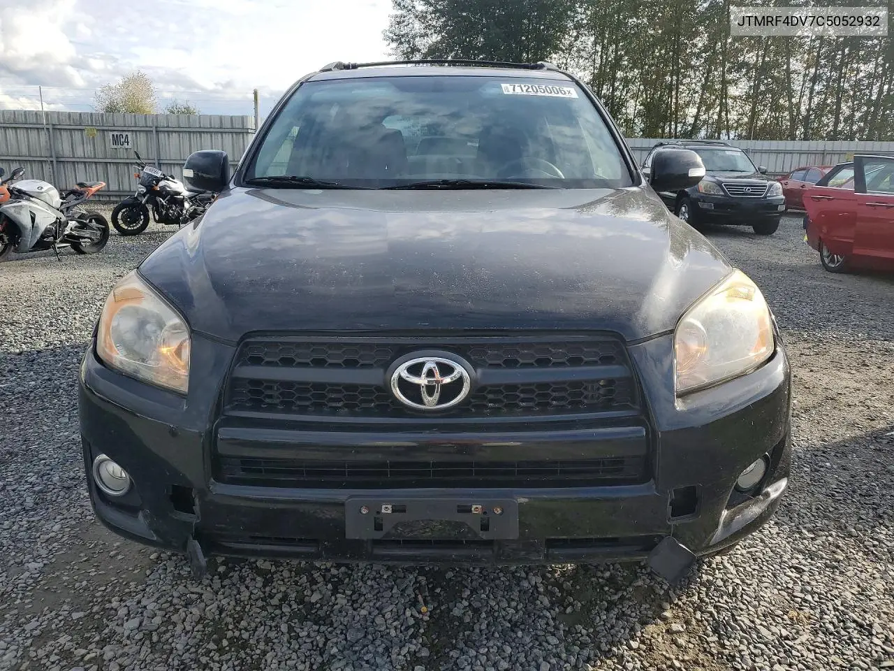 2012 TOYOTA RAV 4 VIN JTMRF4DV7C5052932 — фото 5