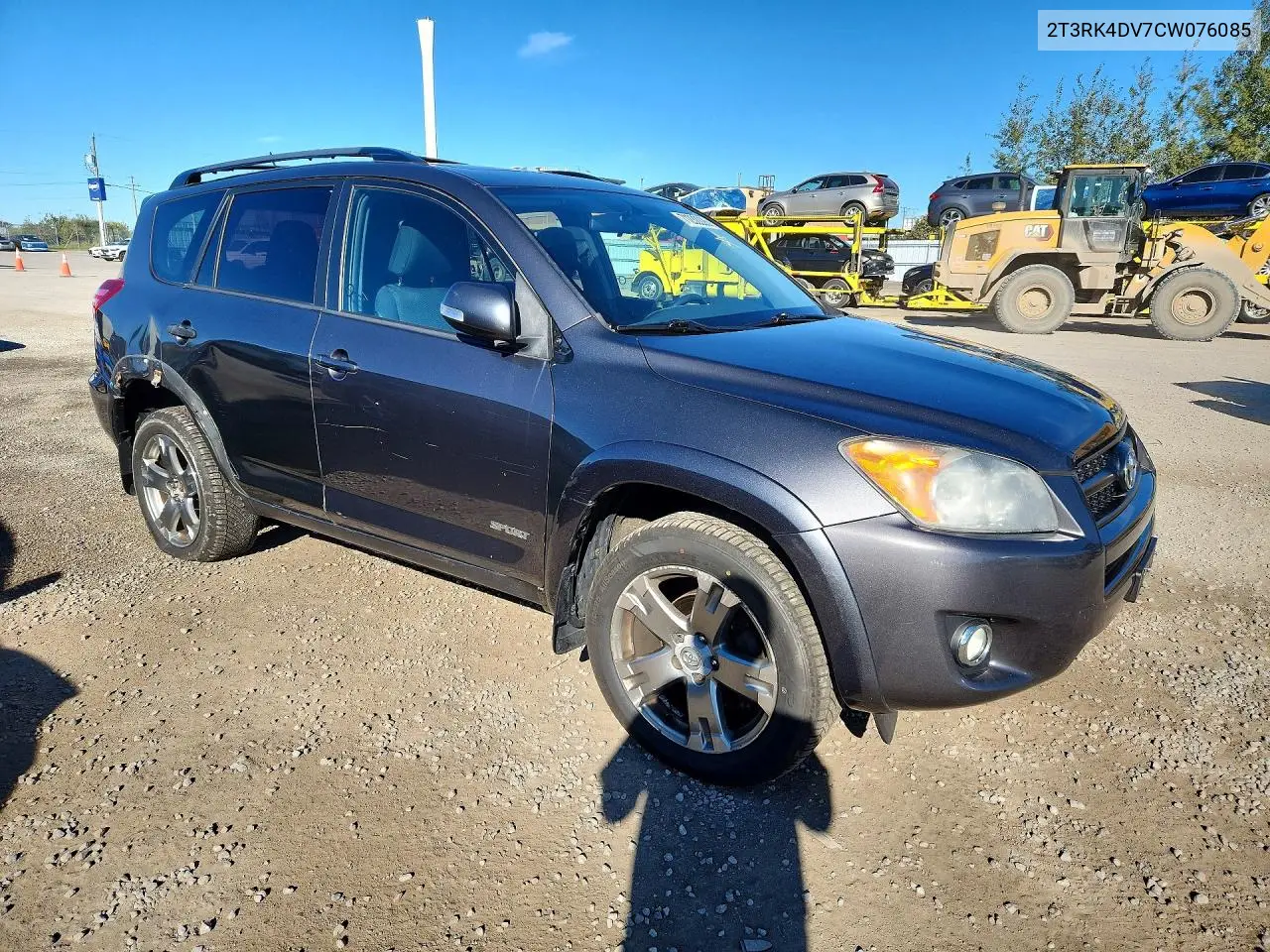 2012 TOYOTA RAV 4 VIN 2T3RK4DV7CW076085 — фото 4