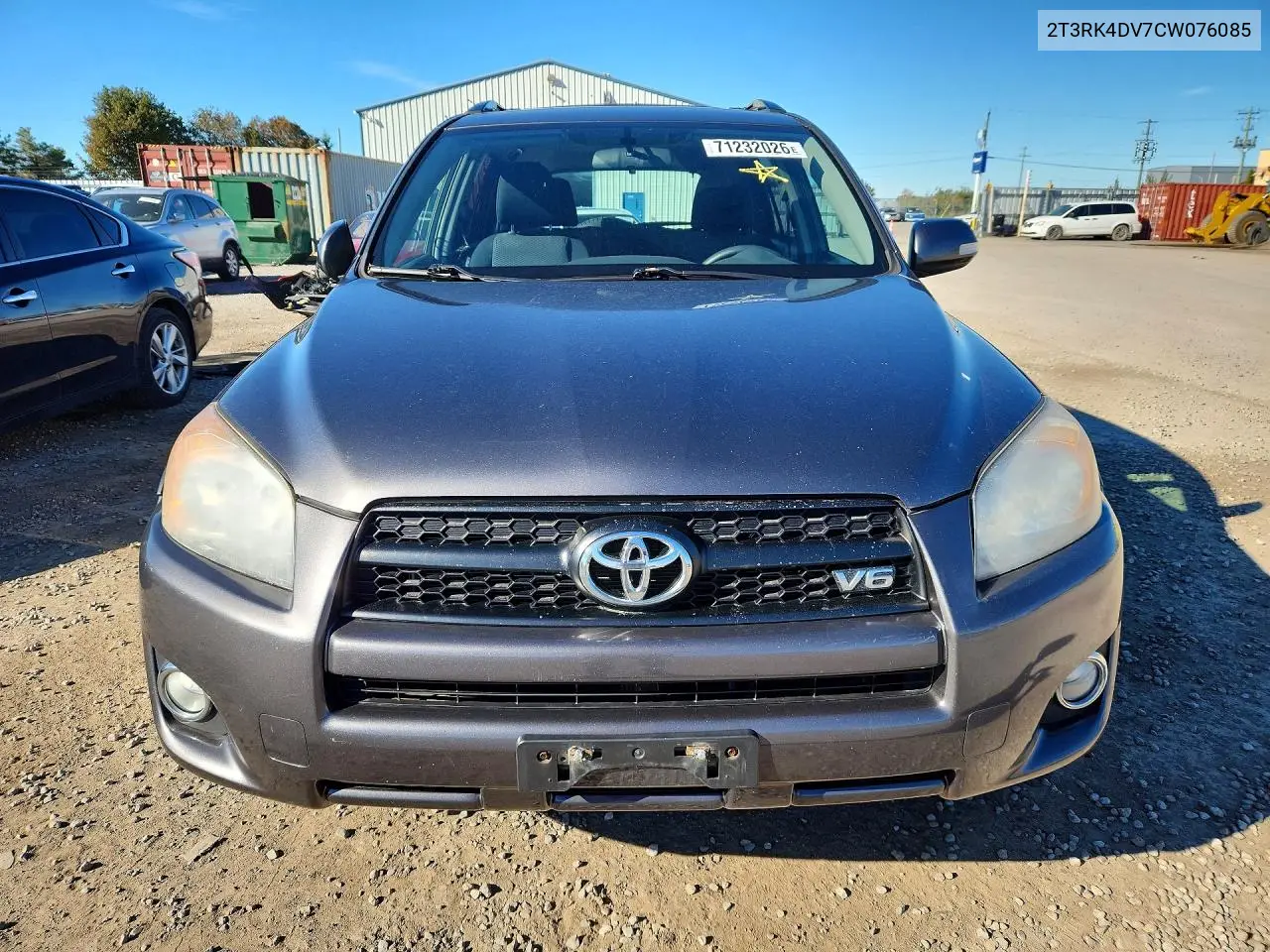 2012 TOYOTA RAV 4 VIN 2T3RK4DV7CW076085 — фото 5