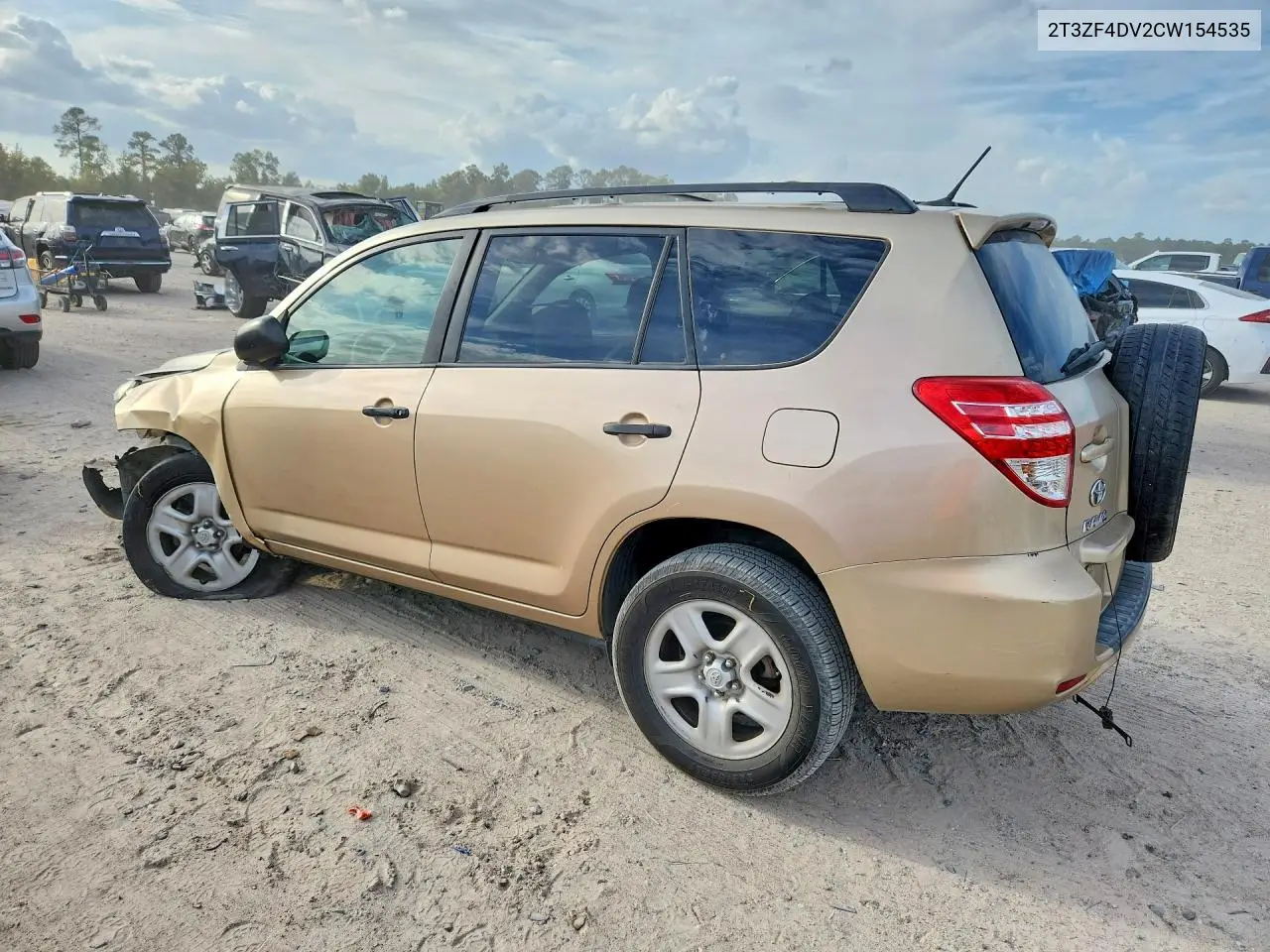 2012 TOYOTA RAV 4 VIN 2T3ZF4DV2CW154535 — фото 2
