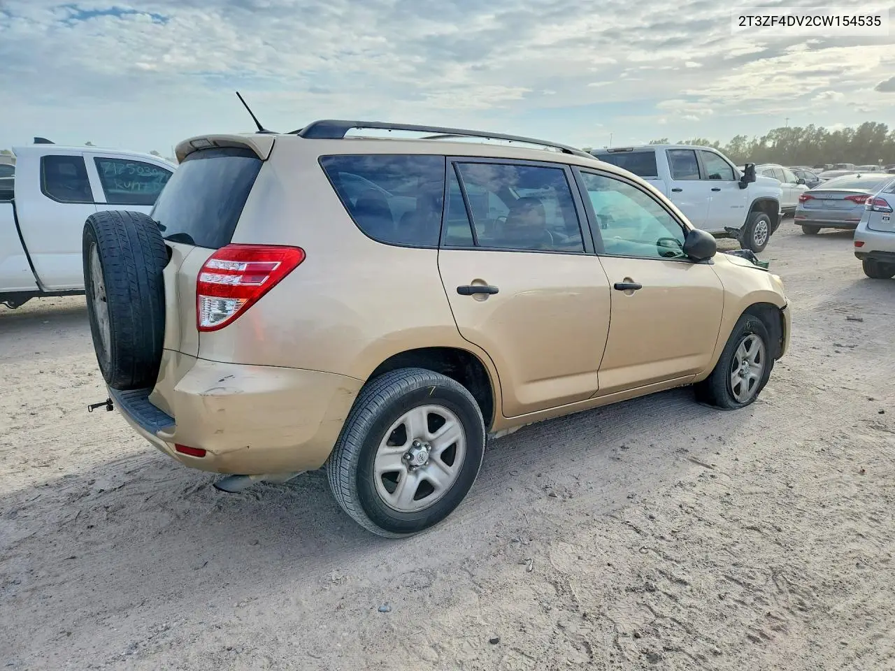 2012 TOYOTA RAV 4 VIN 2T3ZF4DV2CW154535 — фото 3