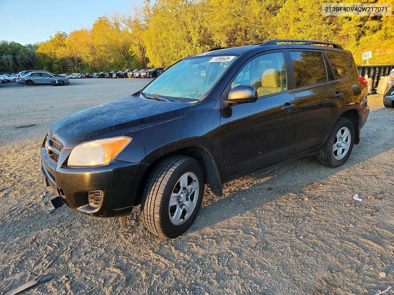 TOYOTA RAV 4 2012, VIN 2T3BF4DV4CW217071