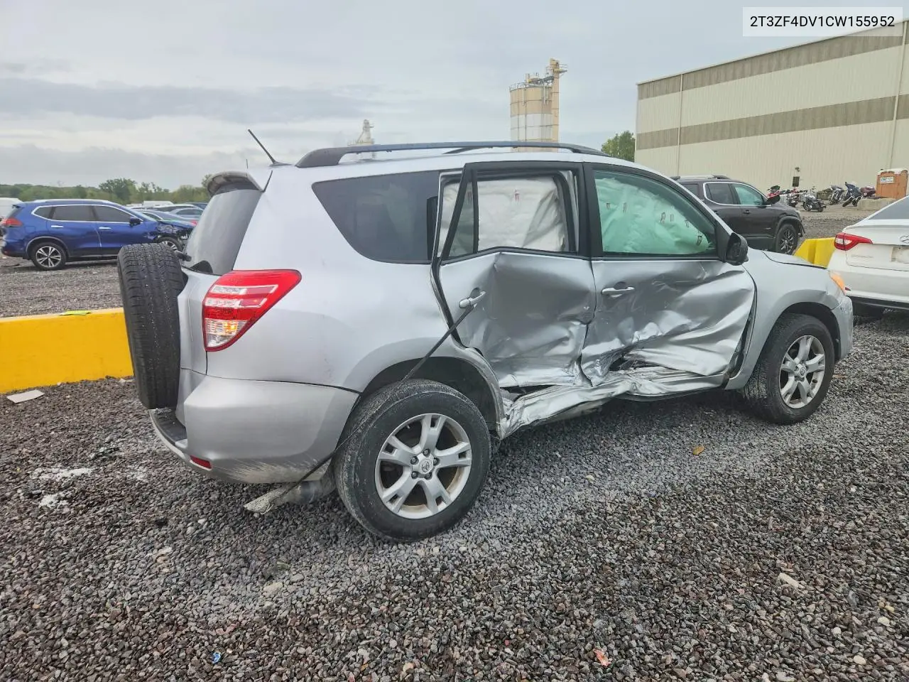 2012 TOYOTA RAV 4 VIN 2T3ZF4DV1CW155952 — фото 3