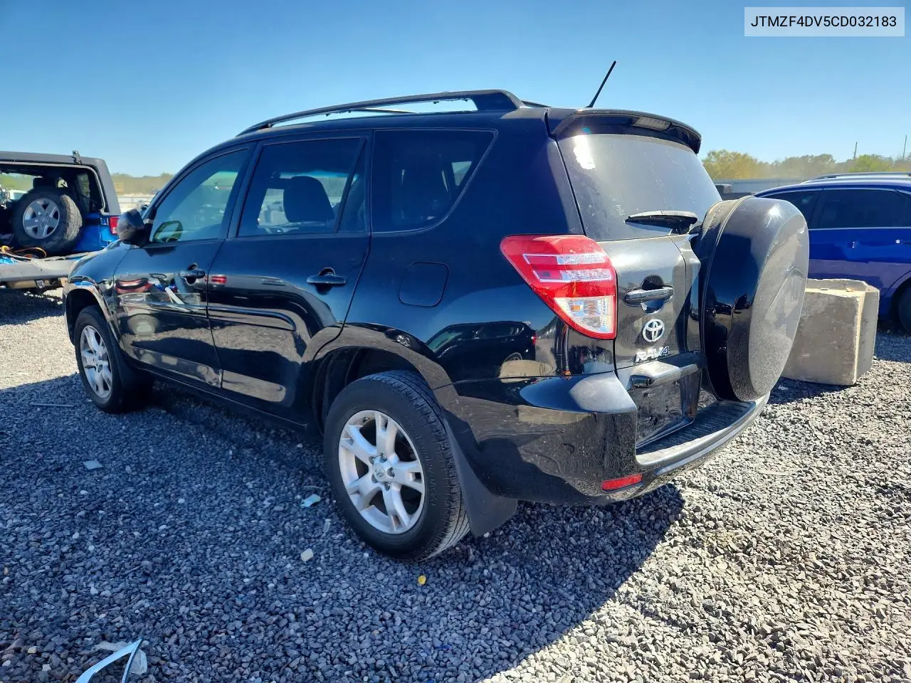 2012 TOYOTA RAV 4 VIN JTMZF4DV5CD032183 — фото 2