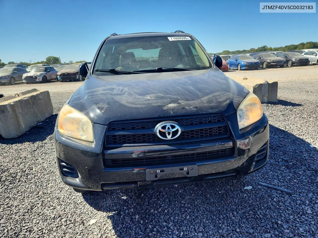 2012 TOYOTA RAV 4 VIN JTMZF4DV5CD032183 — фото 5