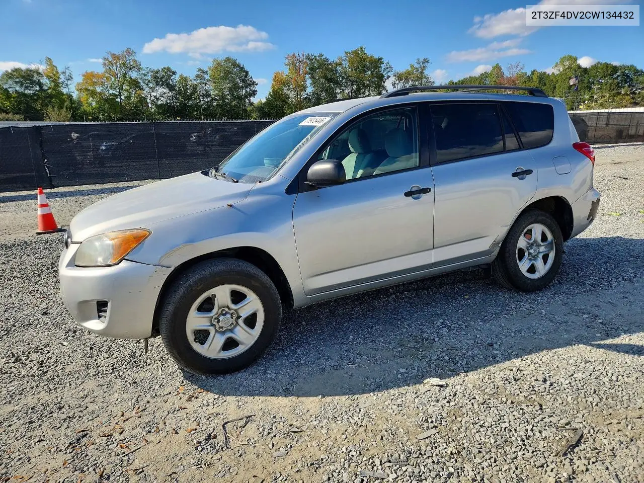 TOYOTA RAV 4 2012, VIN 2T3ZF4DV2CW134432