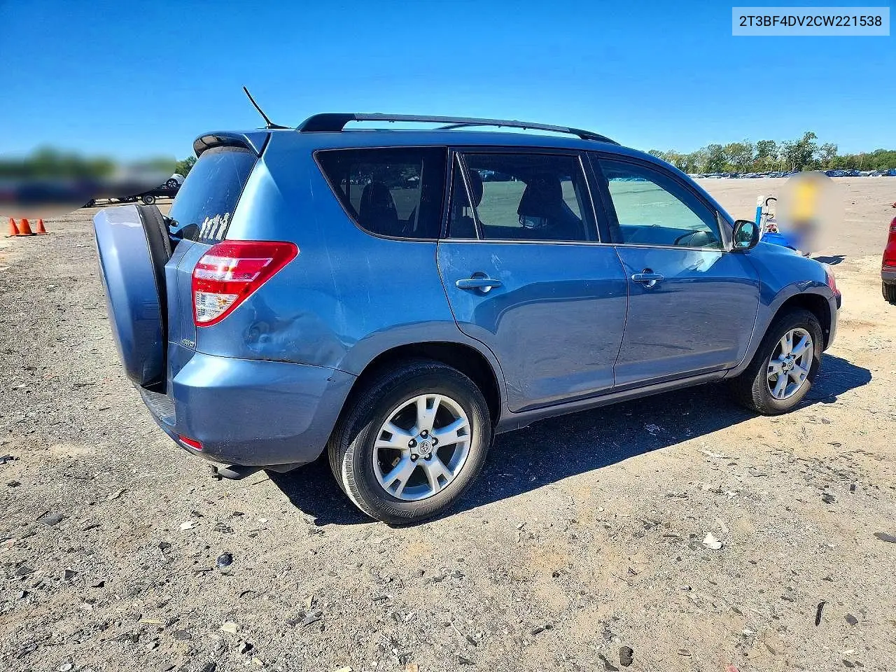 2012 TOYOTA RAV 4 VIN 2T3BF4DV2CW221538 — фото 3