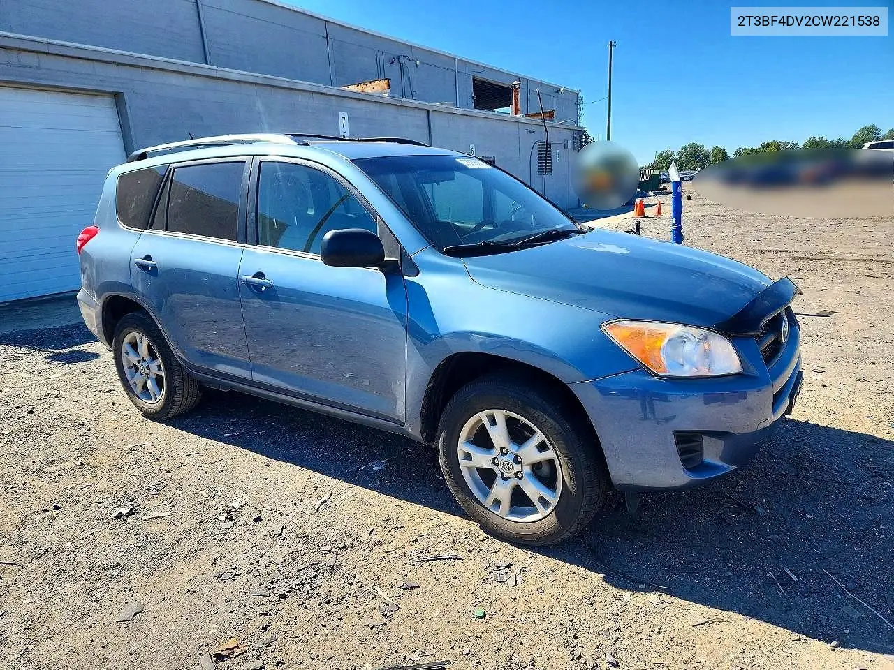 2012 TOYOTA RAV 4 VIN 2T3BF4DV2CW221538 — фото 4