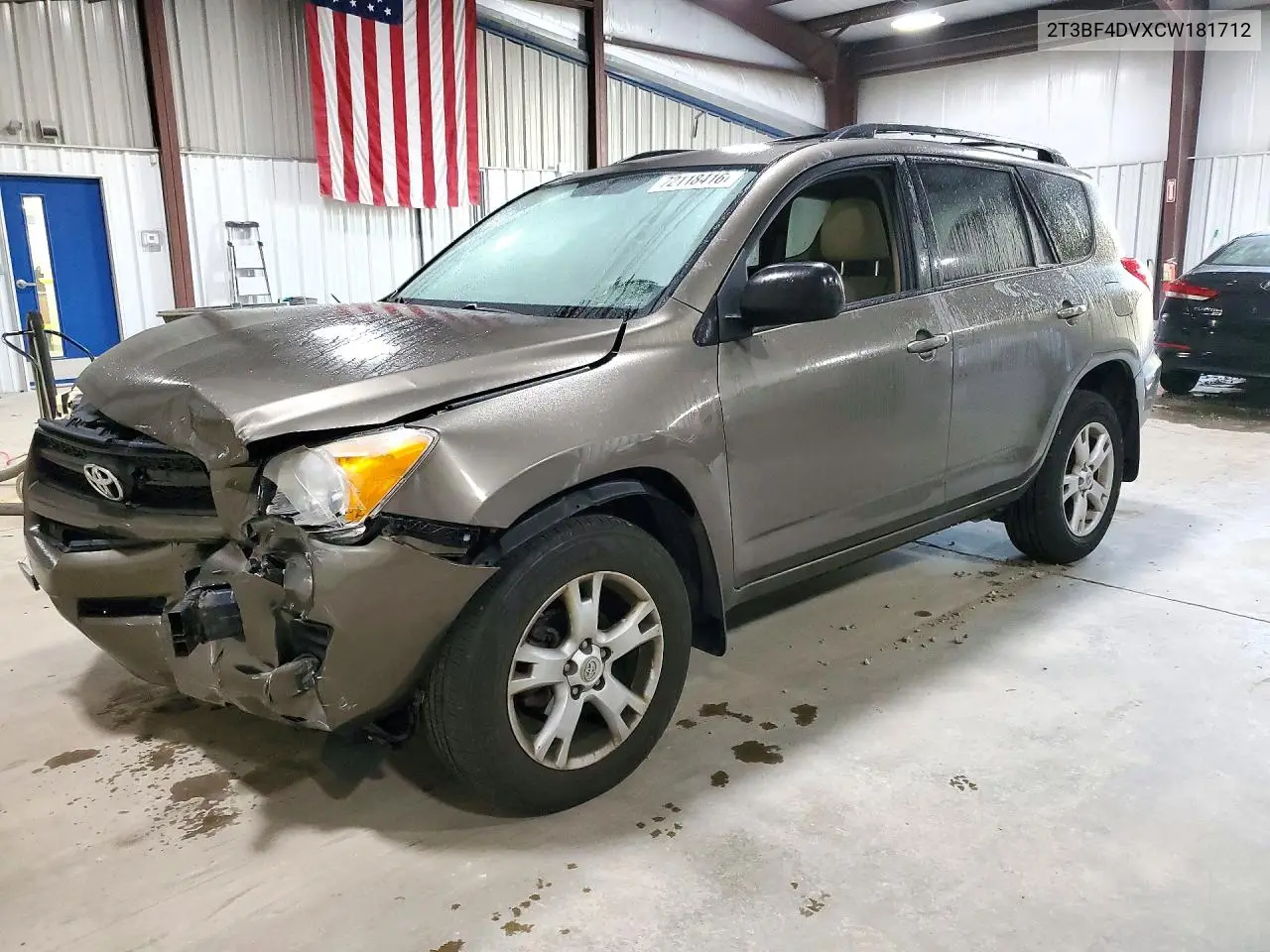 TOYOTA RAV 4 2012, VIN 2T3BF4DVXCW181712