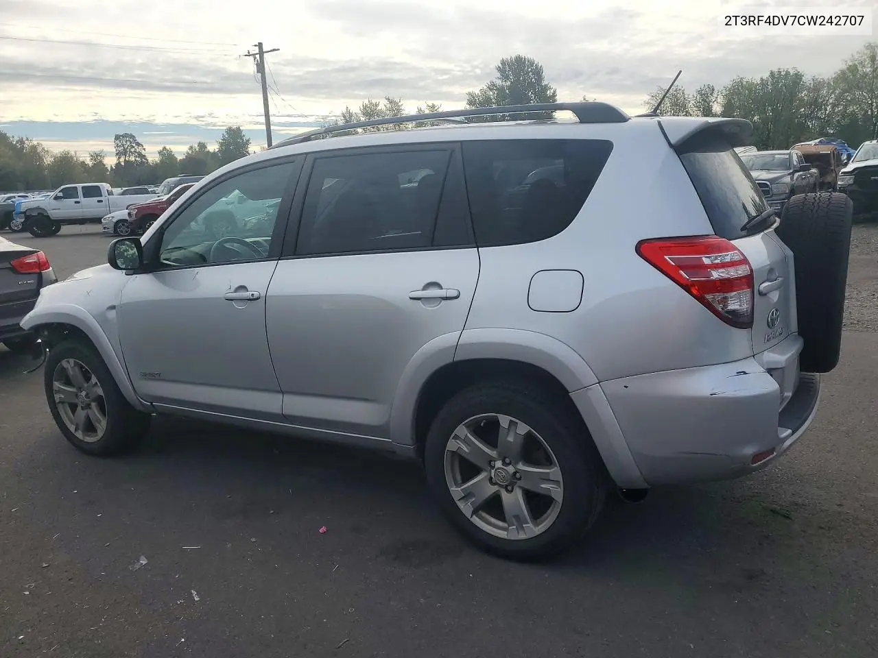 2012 TOYOTA RAV 4 VIN 2T3RF4DV7CW242707 — фото 2