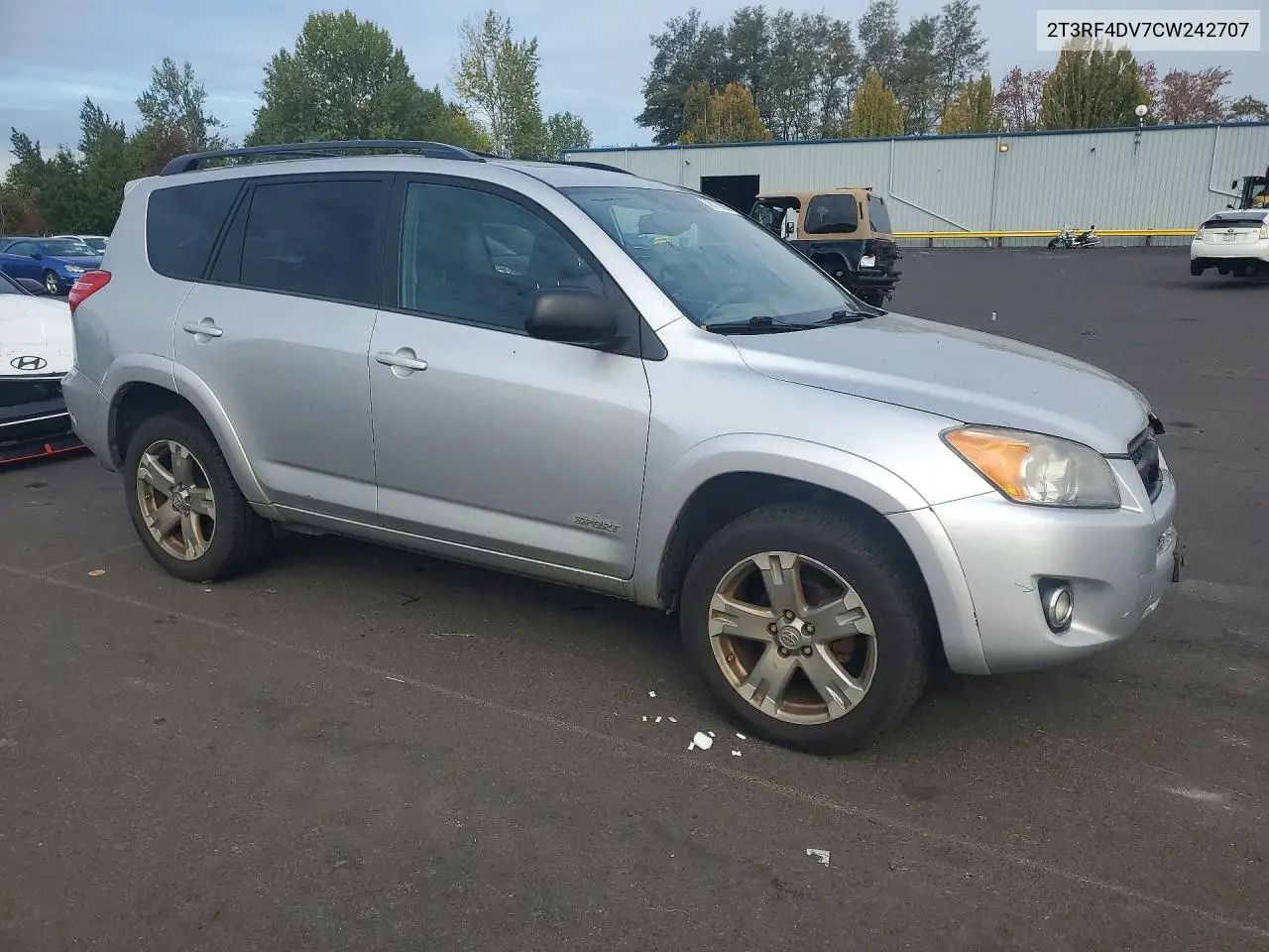2012 TOYOTA RAV 4 VIN 2T3RF4DV7CW242707 — фото 4