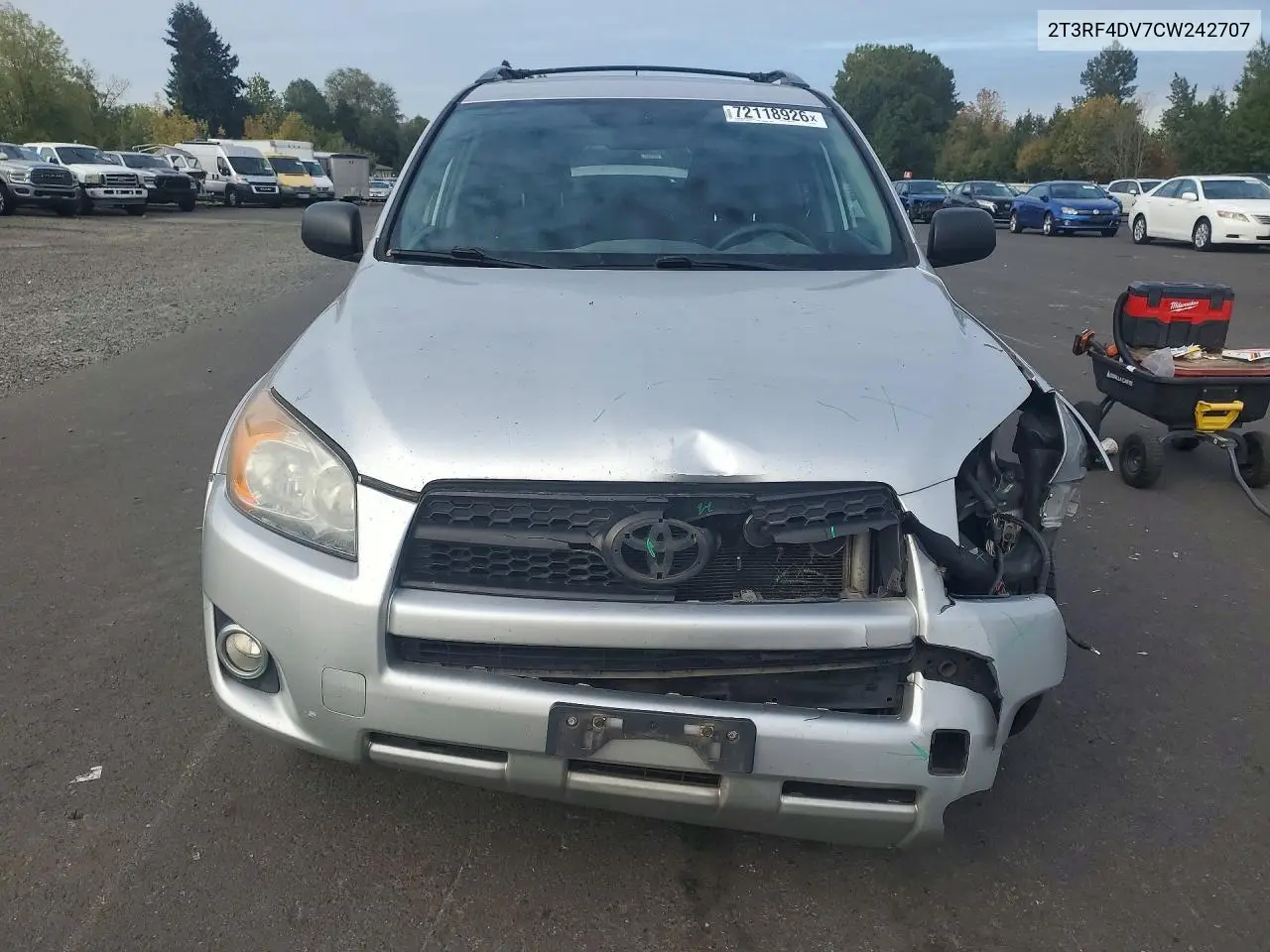 2012 TOYOTA RAV 4 VIN 2T3RF4DV7CW242707 — фото 5