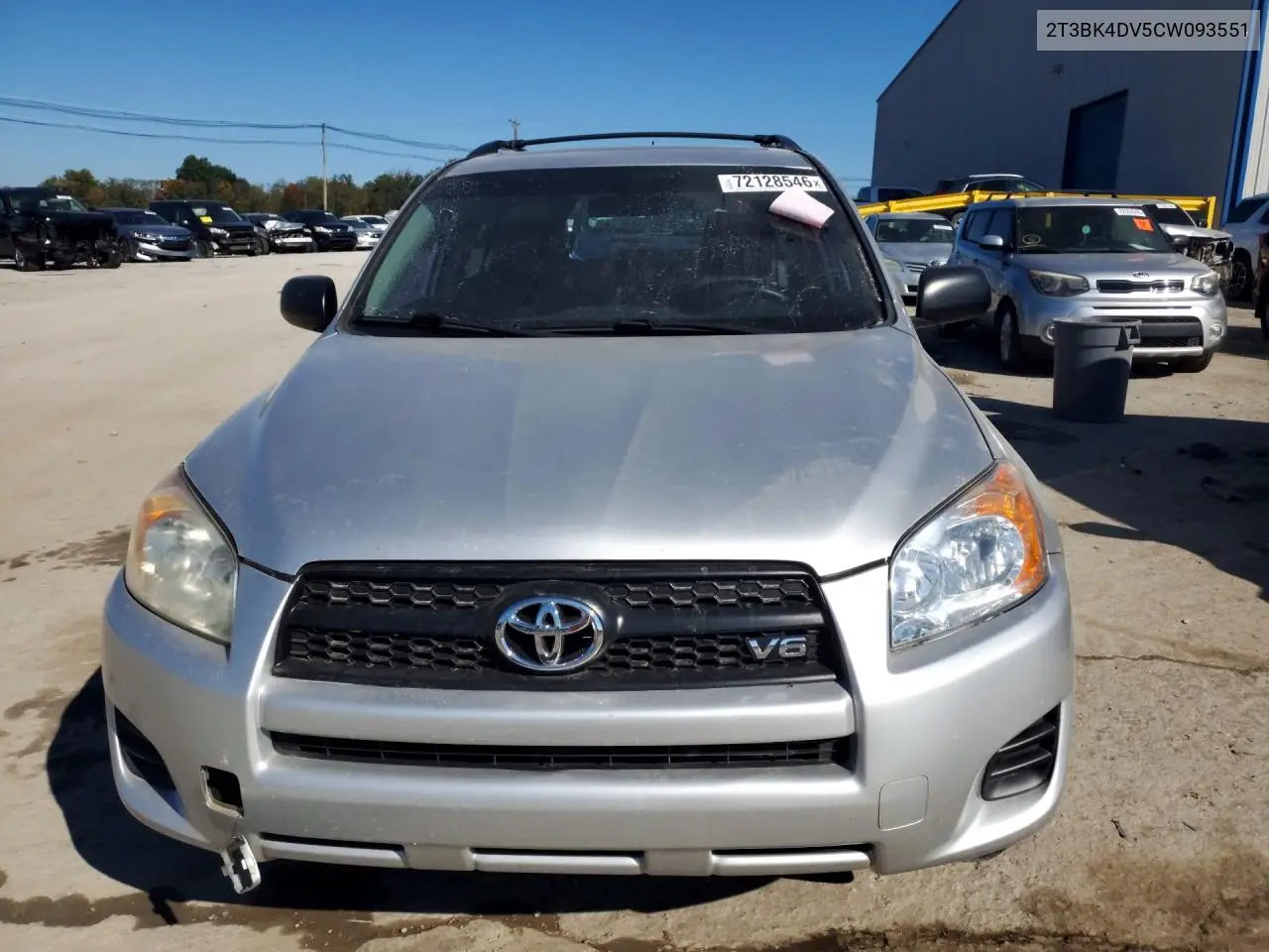 2012 TOYOTA RAV 4 VIN 2T3BK4DV5CW093551 — фото 5