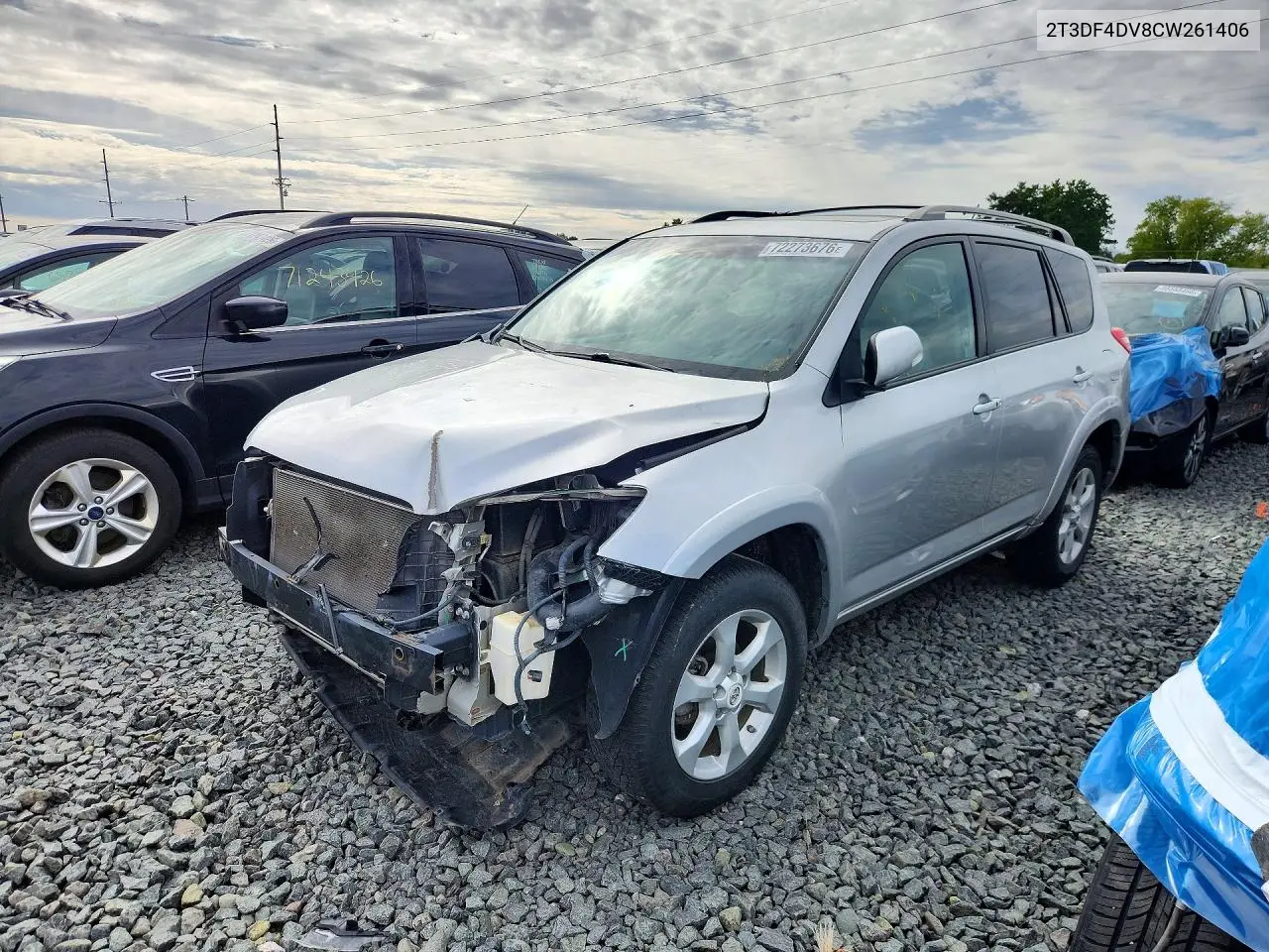 TOYOTA RAV 4 2012, VIN 2T3DF4DV8CW261406