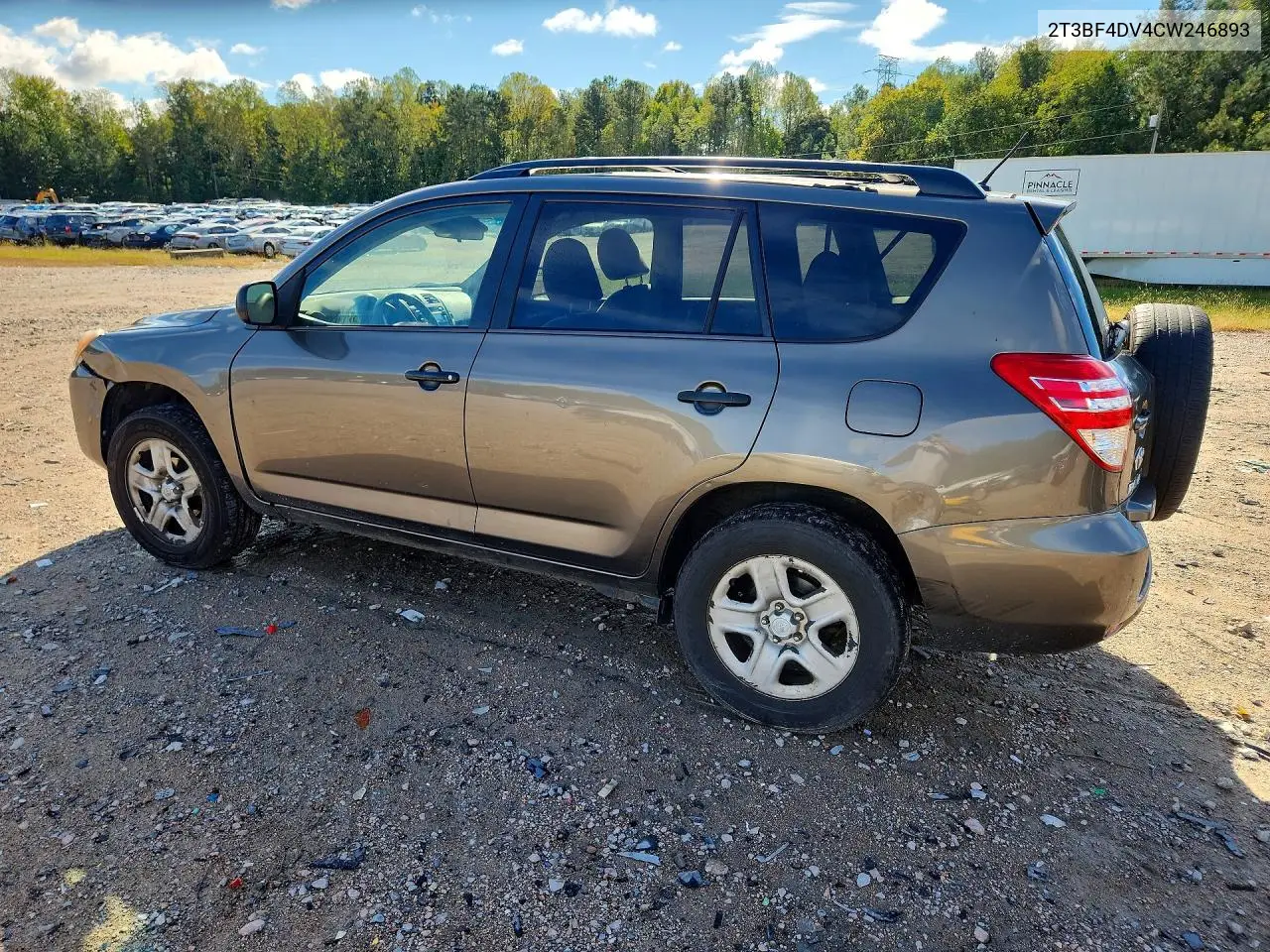 2012 TOYOTA RAV 4 VIN 2T3BF4DV4CW246893 — фото 2