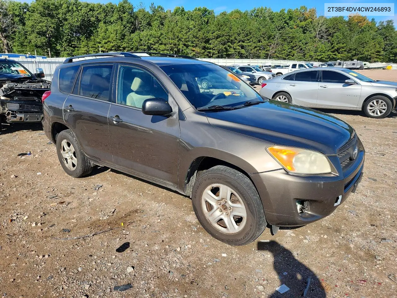 2012 TOYOTA RAV 4 VIN 2T3BF4DV4CW246893 — фото 4