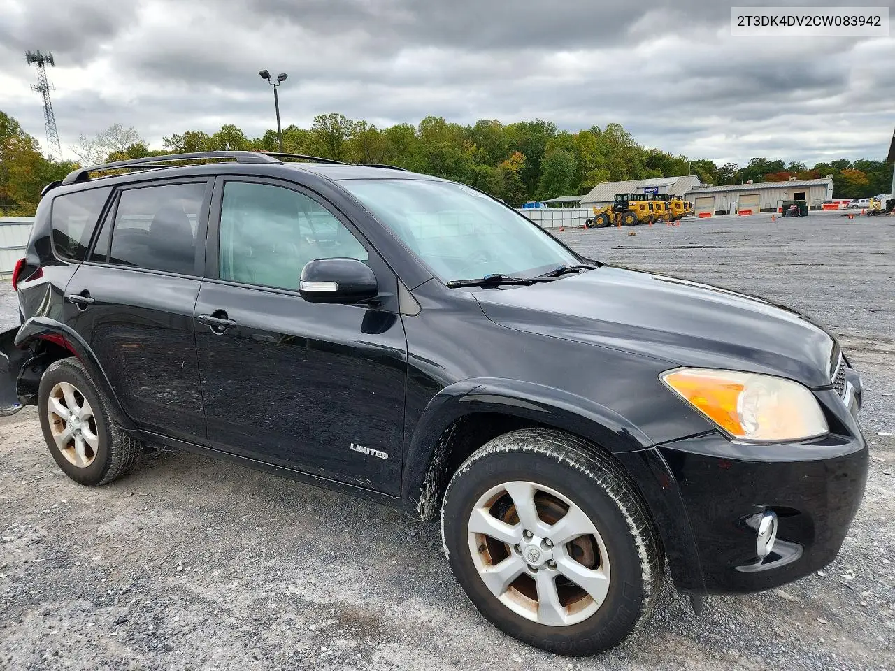2012 TOYOTA RAV 4 VIN 2T3DK4DV2CW083942 — фото 4