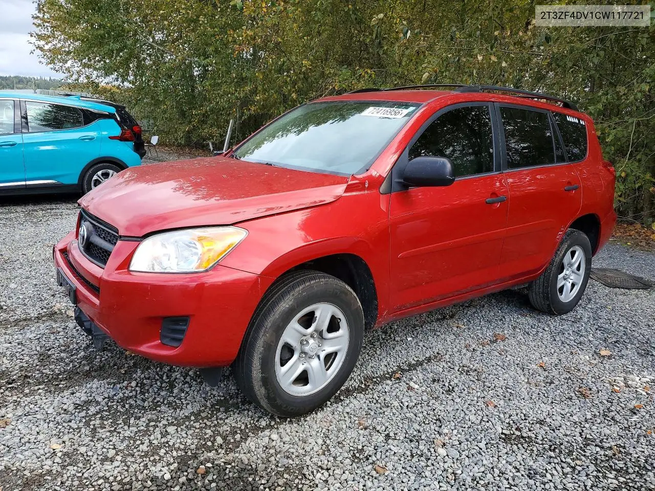 TOYOTA RAV 4 2012, VIN 2T3ZF4DV1CW117721