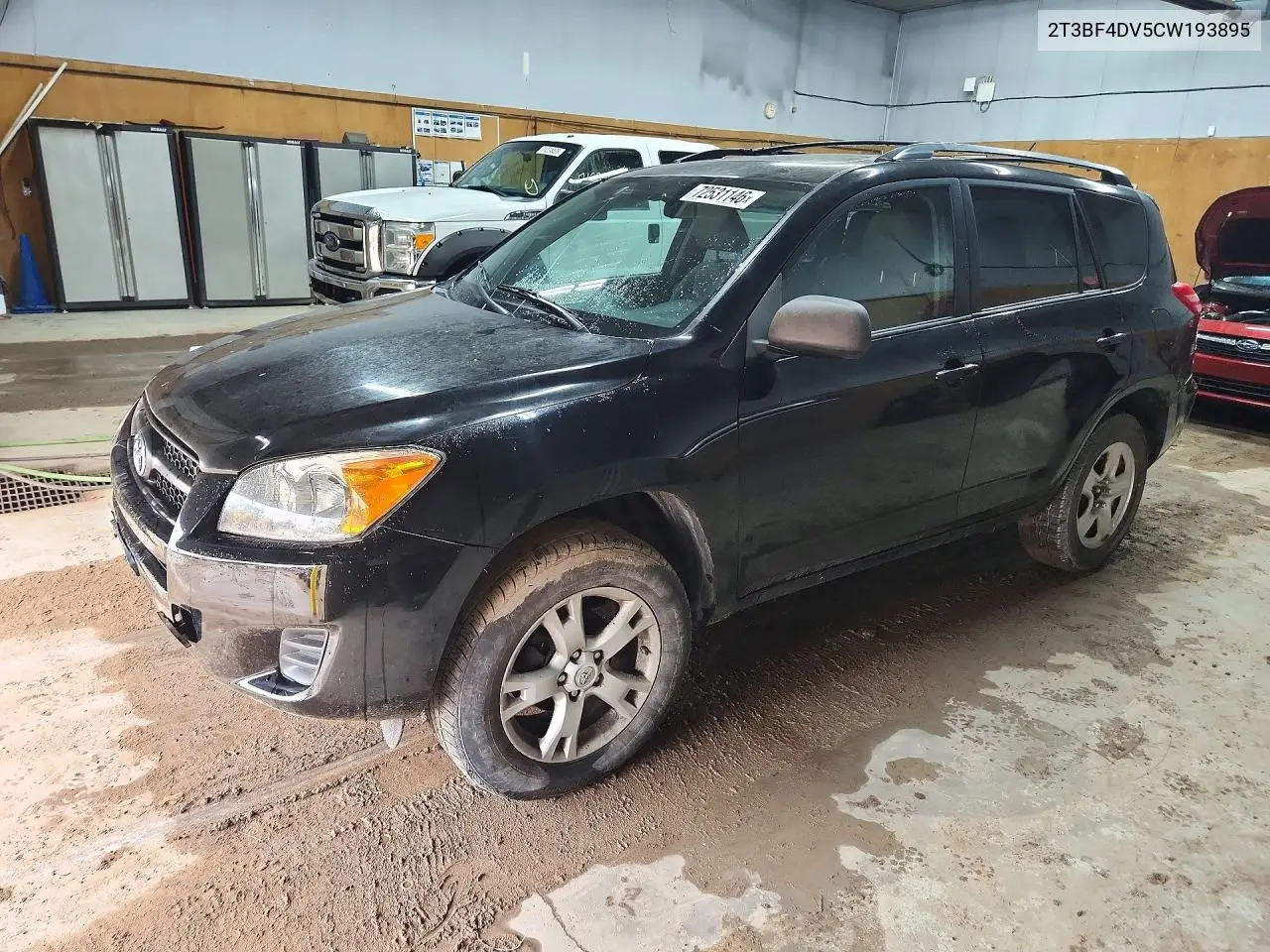 TOYOTA RAV 4 2012, VIN 2T3BF4DV5CW193895