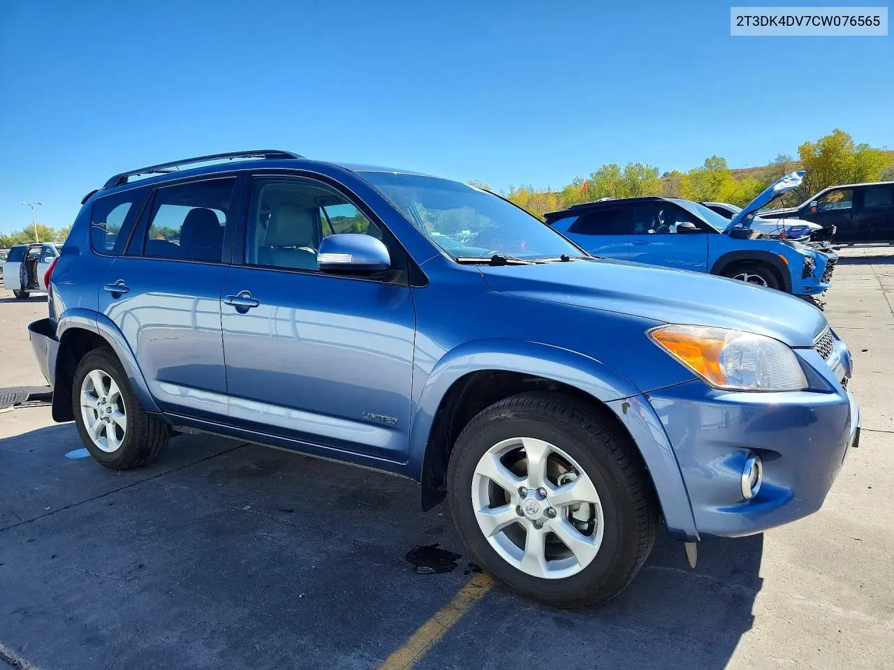 2012 TOYOTA RAV 4 VIN 2T3DK4DV7CW076565 — фото 4