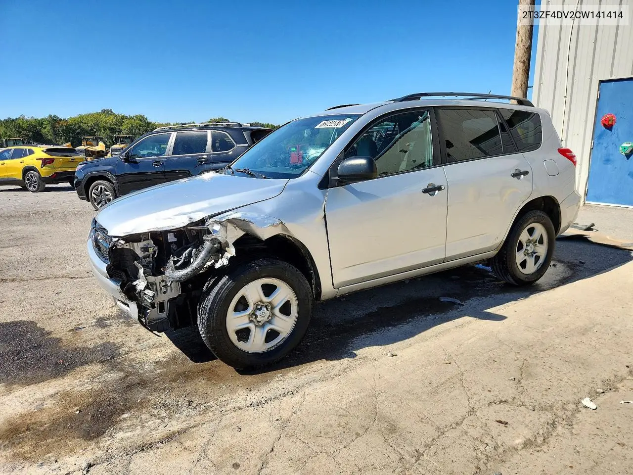 TOYOTA RAV 4 2012, VIN 2T3ZF4DV2CW141414
