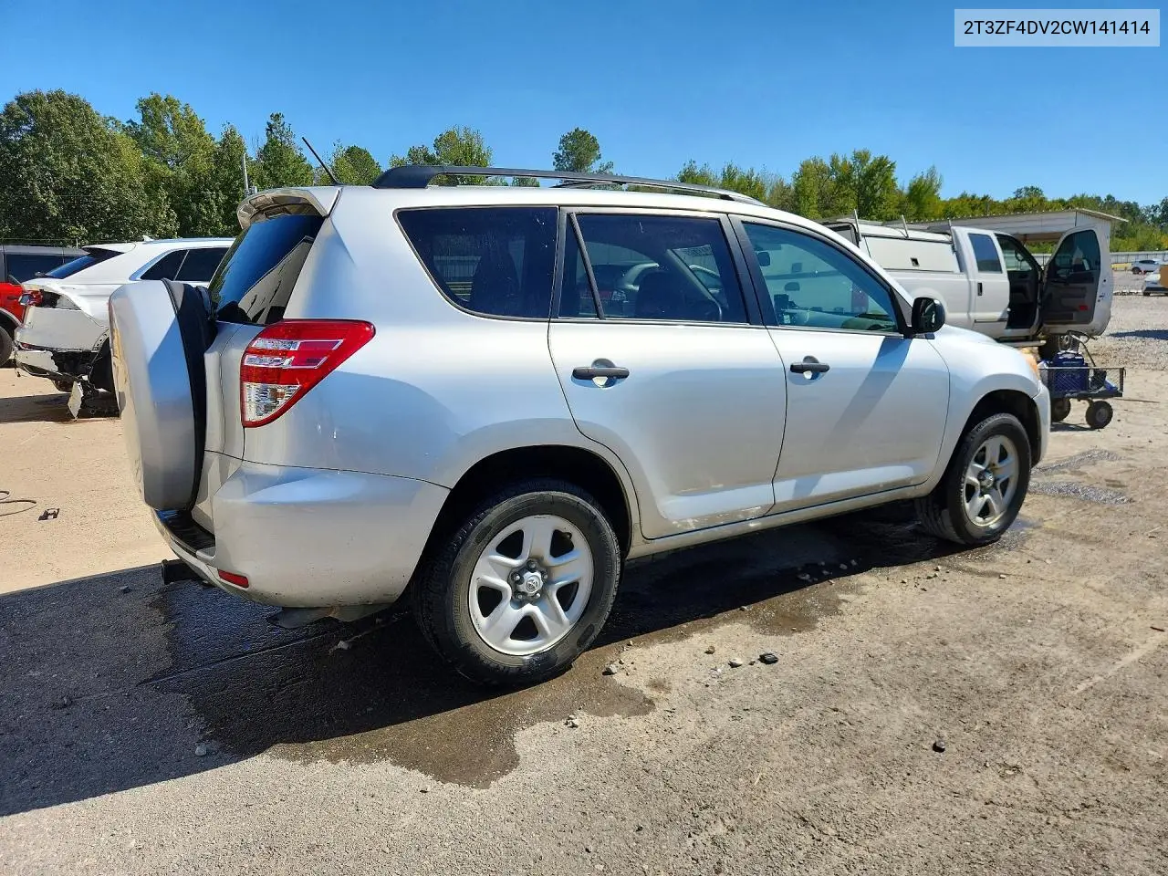 2012 TOYOTA RAV 4 VIN 2T3ZF4DV2CW141414 — фото 3