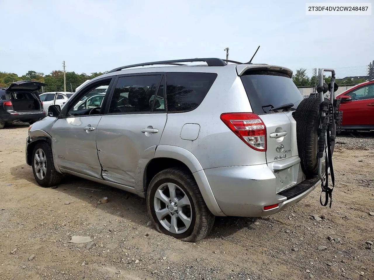 2012 TOYOTA RAV 4 VIN 2T3DF4DV2CW248487 — фото 2