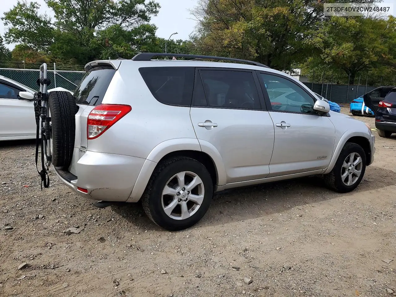 2012 TOYOTA RAV 4 VIN 2T3DF4DV2CW248487 — фото 3