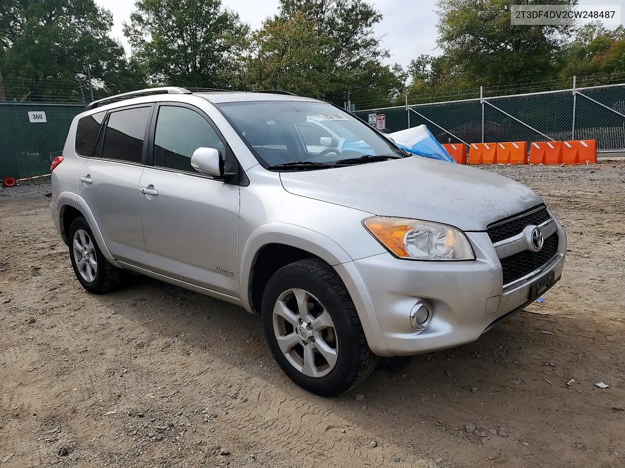 2012 TOYOTA RAV 4 VIN 2T3DF4DV2CW248487 — фото 4