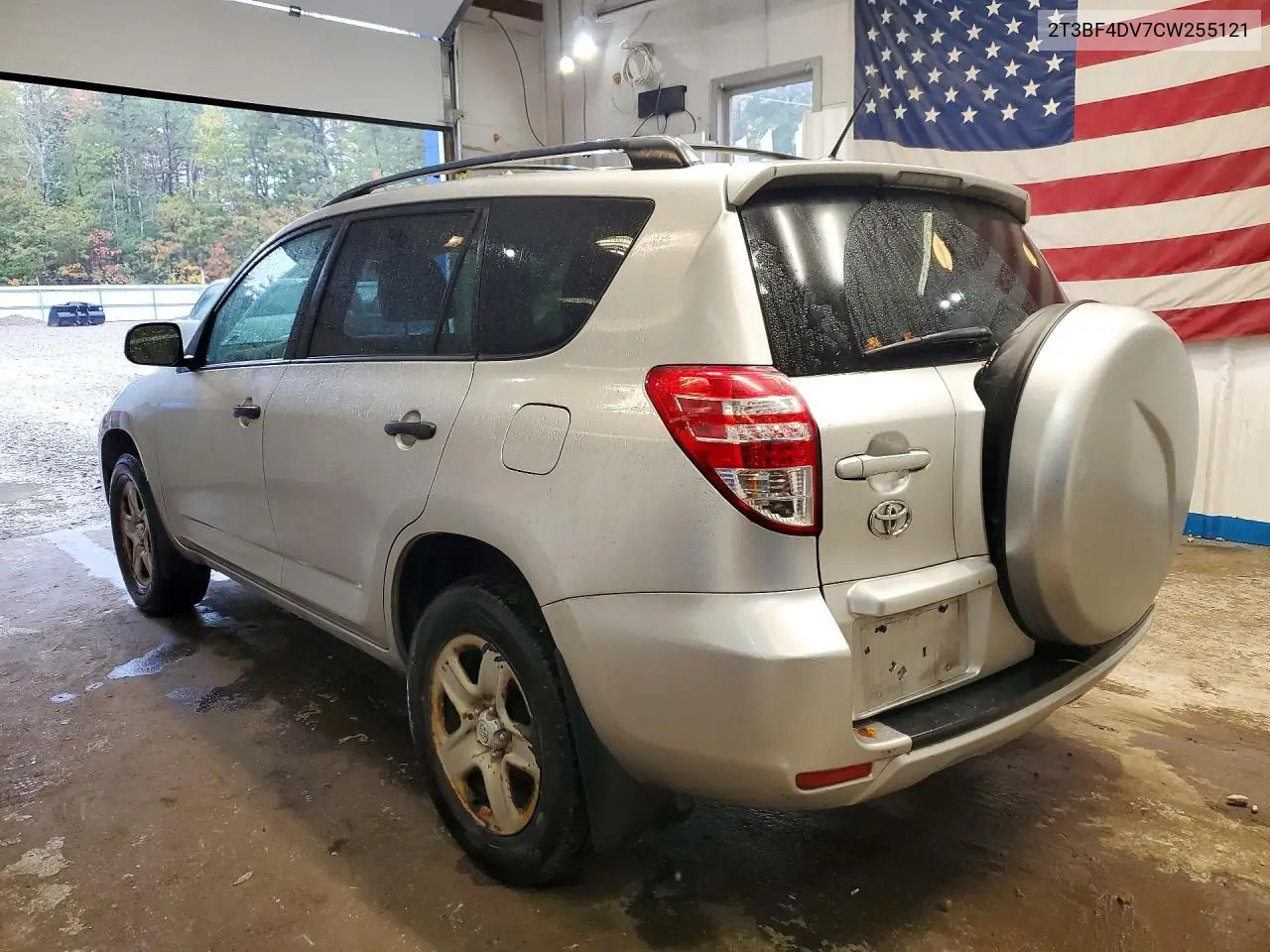2012 TOYOTA RAV 4 VIN 2T3BF4DV7CW255121 — фото 2
