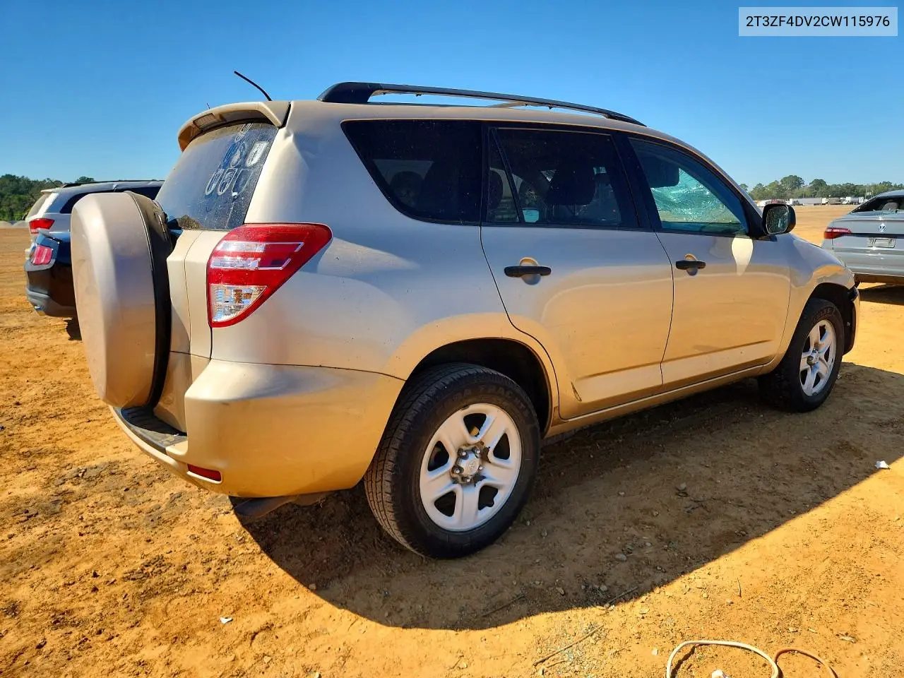 2012 TOYOTA RAV 4 VIN 2T3ZF4DV2CW115976 — фото 3