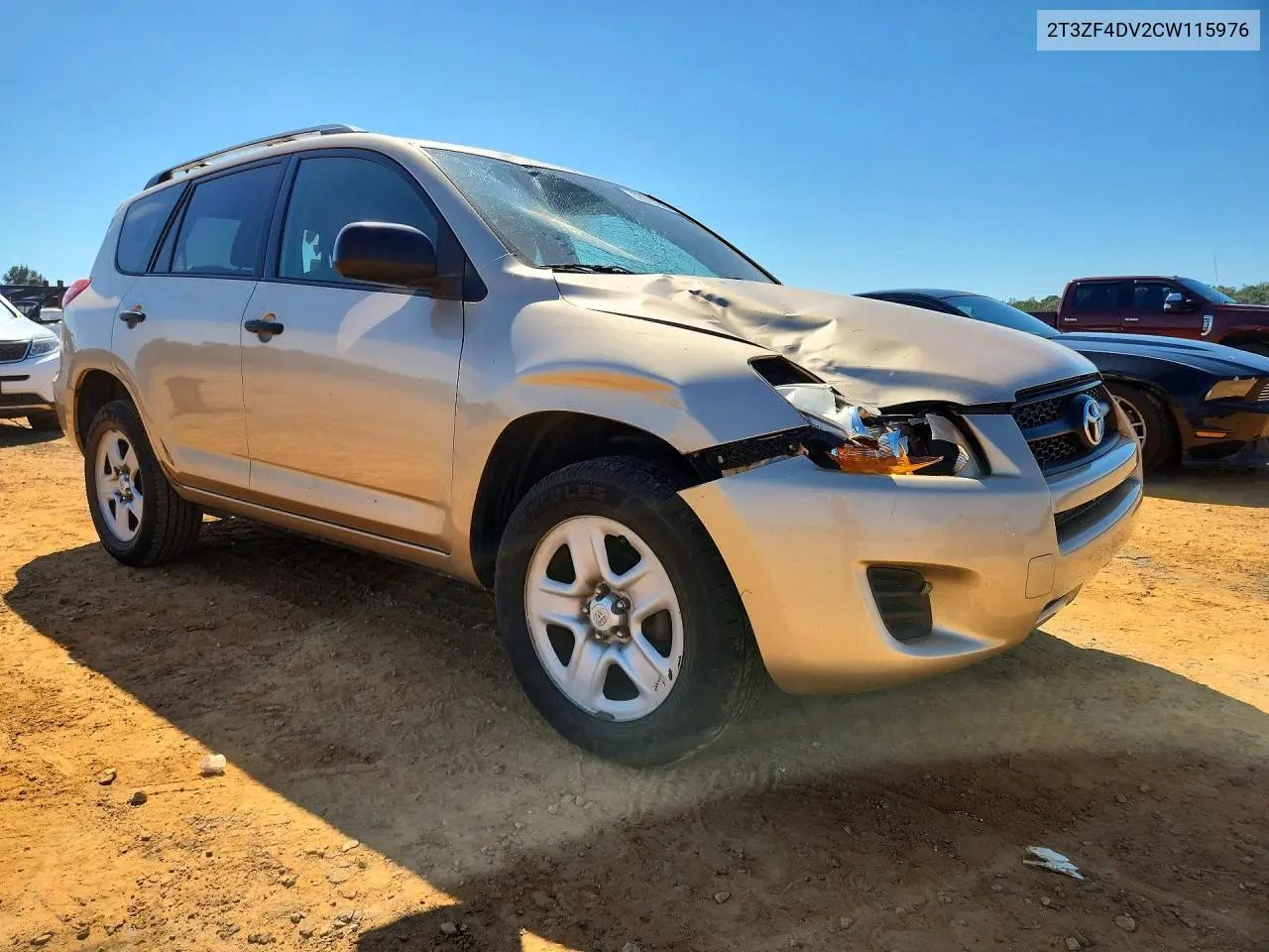 2012 TOYOTA RAV 4 VIN 2T3ZF4DV2CW115976 — фото 4