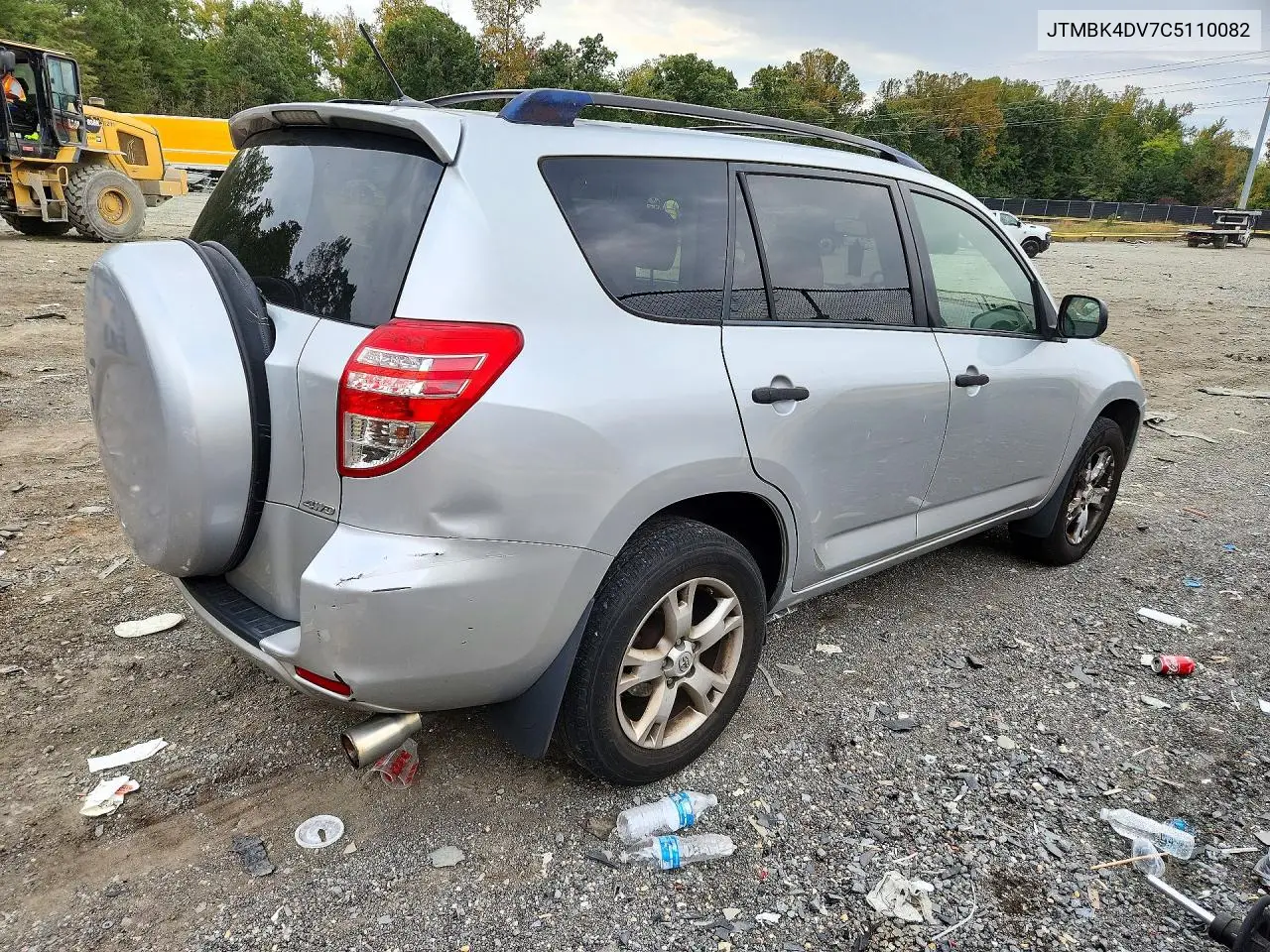 2012 TOYOTA RAV 4 VIN JTMBK4DV7C5110082 — фото 3