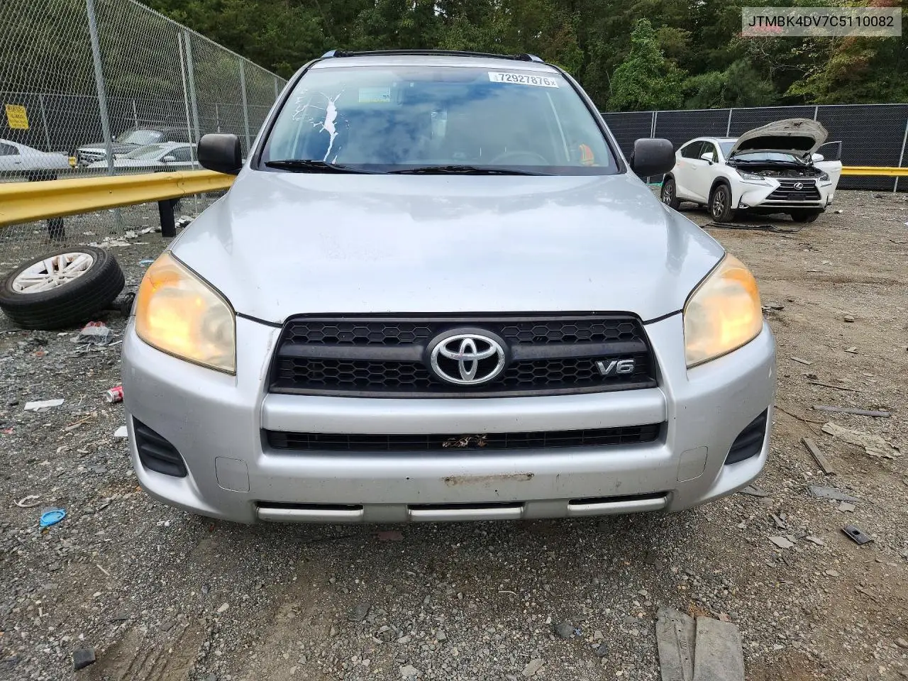 2012 TOYOTA RAV 4 VIN JTMBK4DV7C5110082 — фото 5