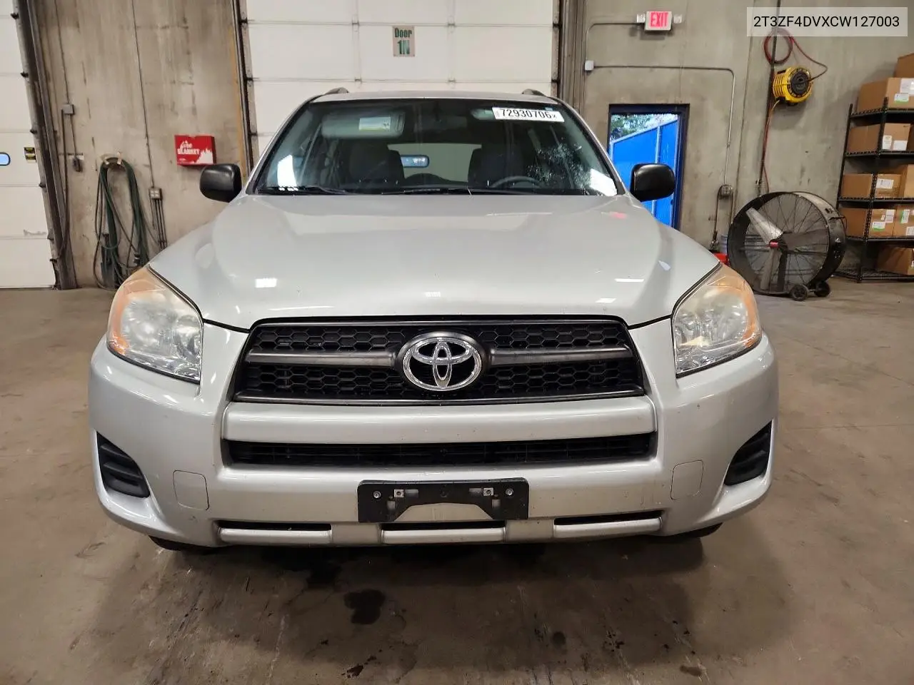2012 TOYOTA RAV 4 VIN 2T3ZF4DVXCW127003 — фото 5
