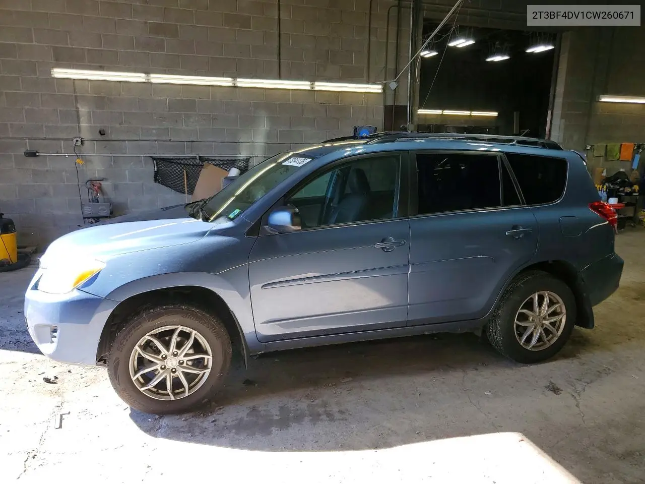 TOYOTA RAV 4 2012, VIN 2T3BF4DV1CW260671