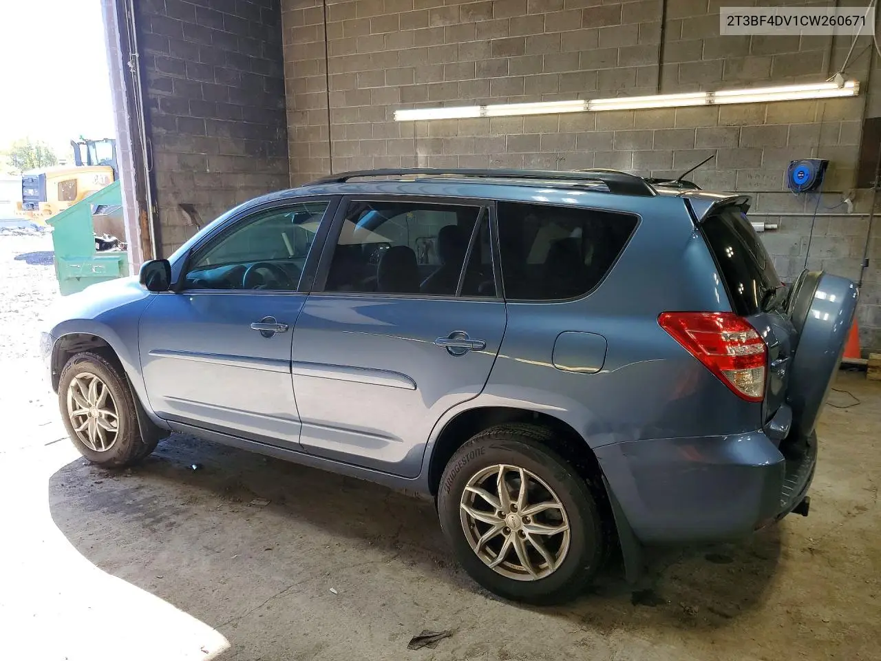 2012 TOYOTA RAV 4 VIN 2T3BF4DV1CW260671 — фото 2