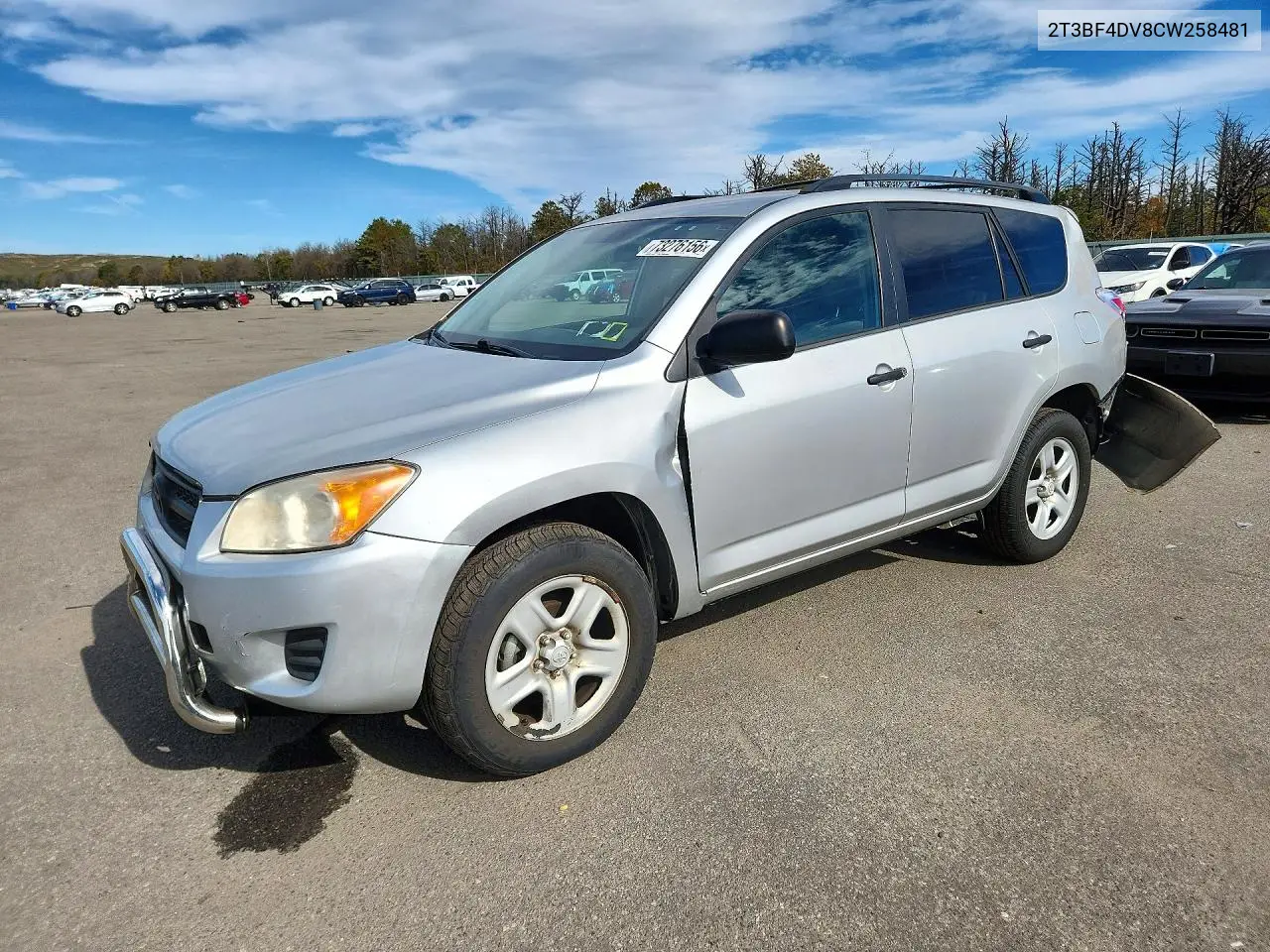 TOYOTA RAV 4 2012, VIN 2T3BF4DV8CW258481
