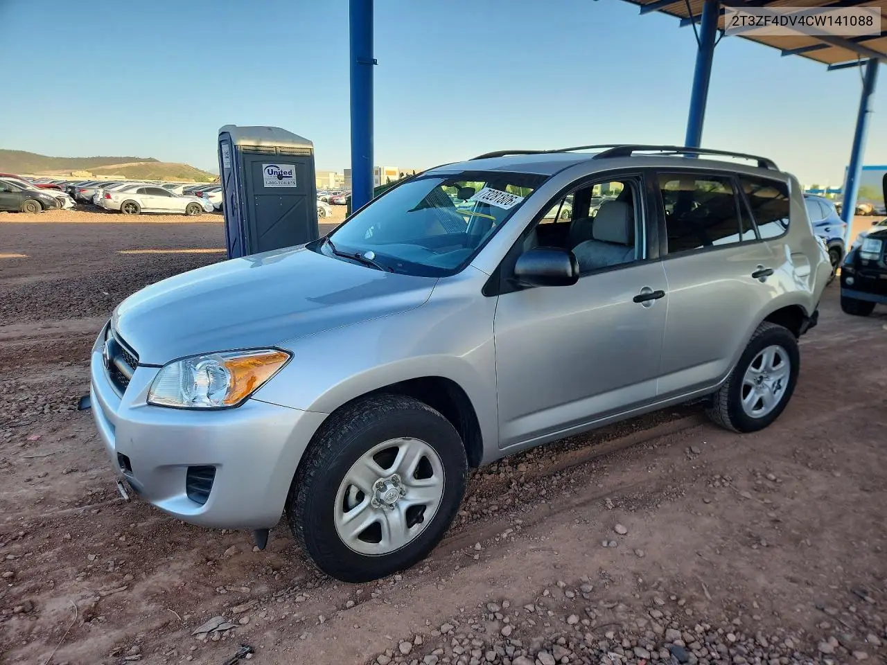 TOYOTA RAV 4 2012, VIN 2T3ZF4DV4CW141088