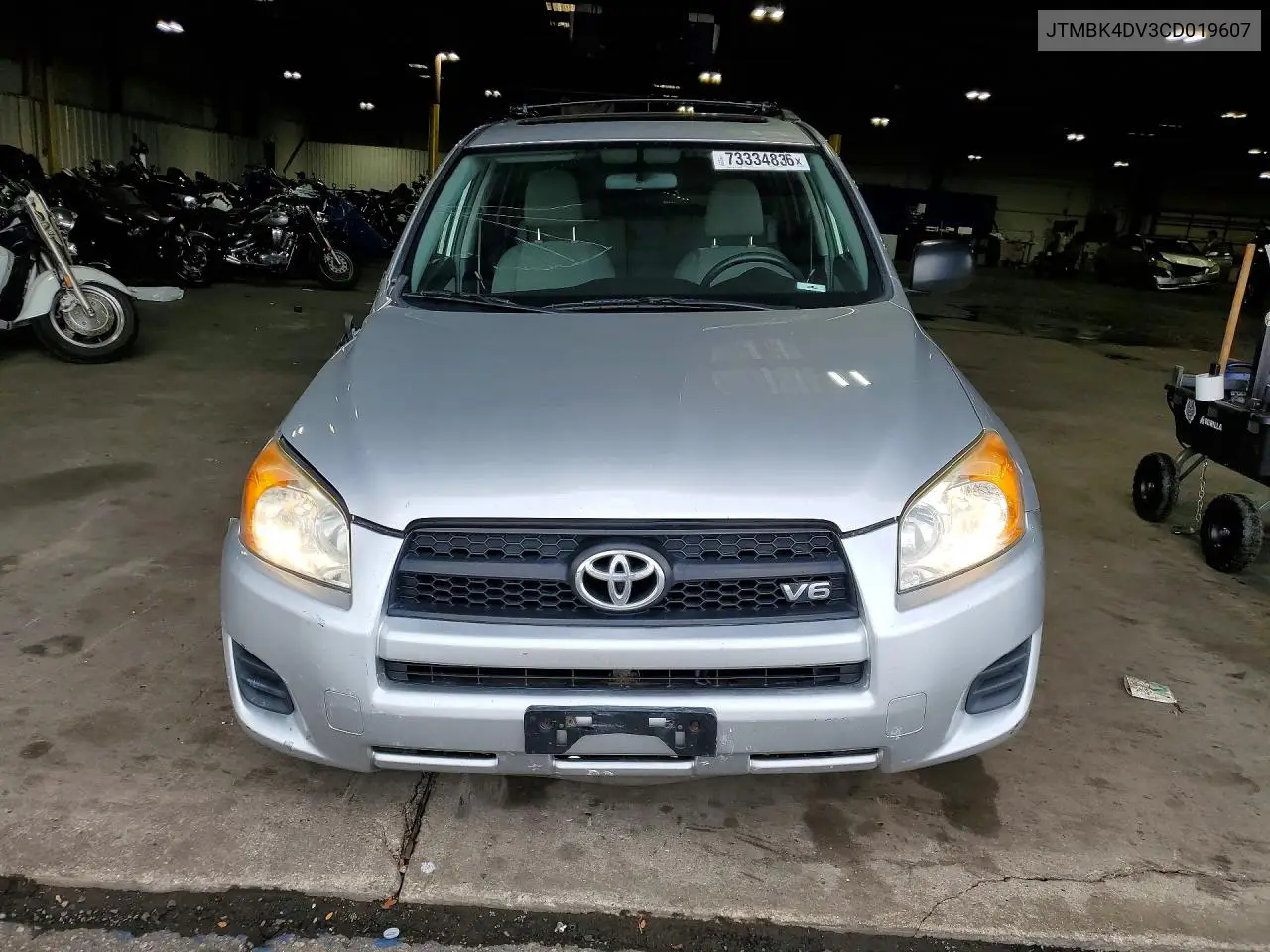 2012 TOYOTA RAV 4 VIN JTMBK4DV3CD019607 — фото 5