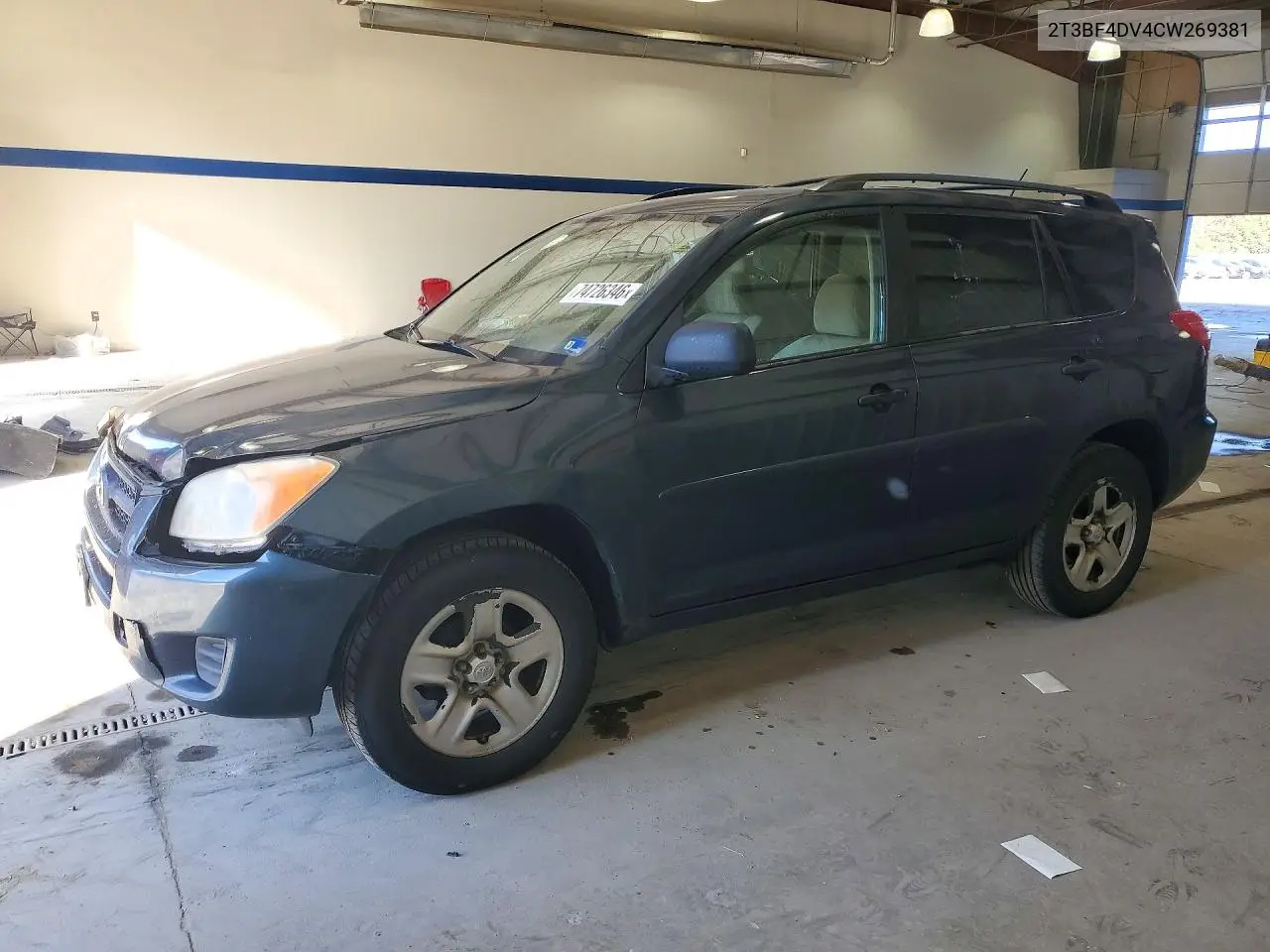TOYOTA RAV 4 2012, VIN 2T3BF4DV4CW269381
