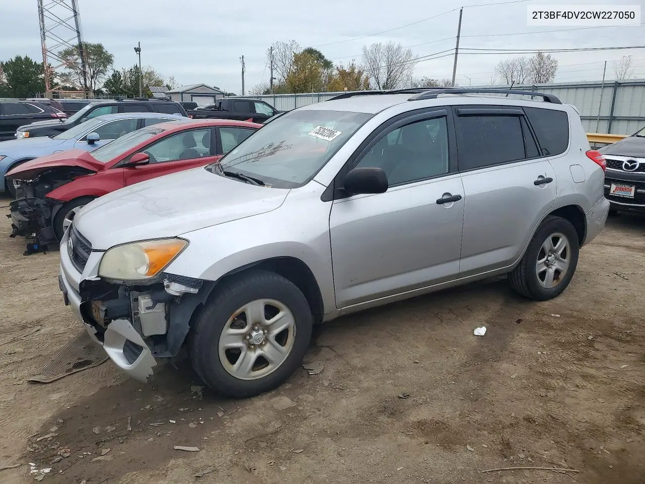 TOYOTA RAV 4 2012, VIN 2T3BF4DV2CW227050