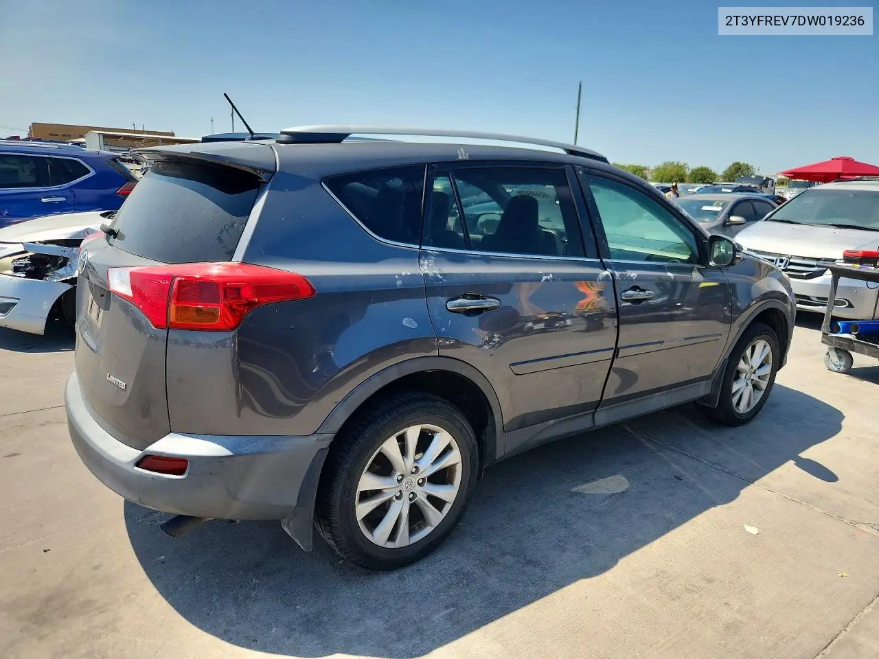 2013 TOYOTA RAV 4 VIN 2T3YFREV7DW019236 — фото 3