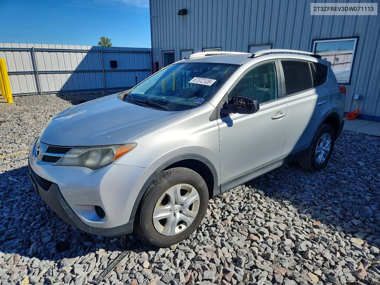 TOYOTA RAV 4 2013, VIN 2T3ZFREV3DW071113