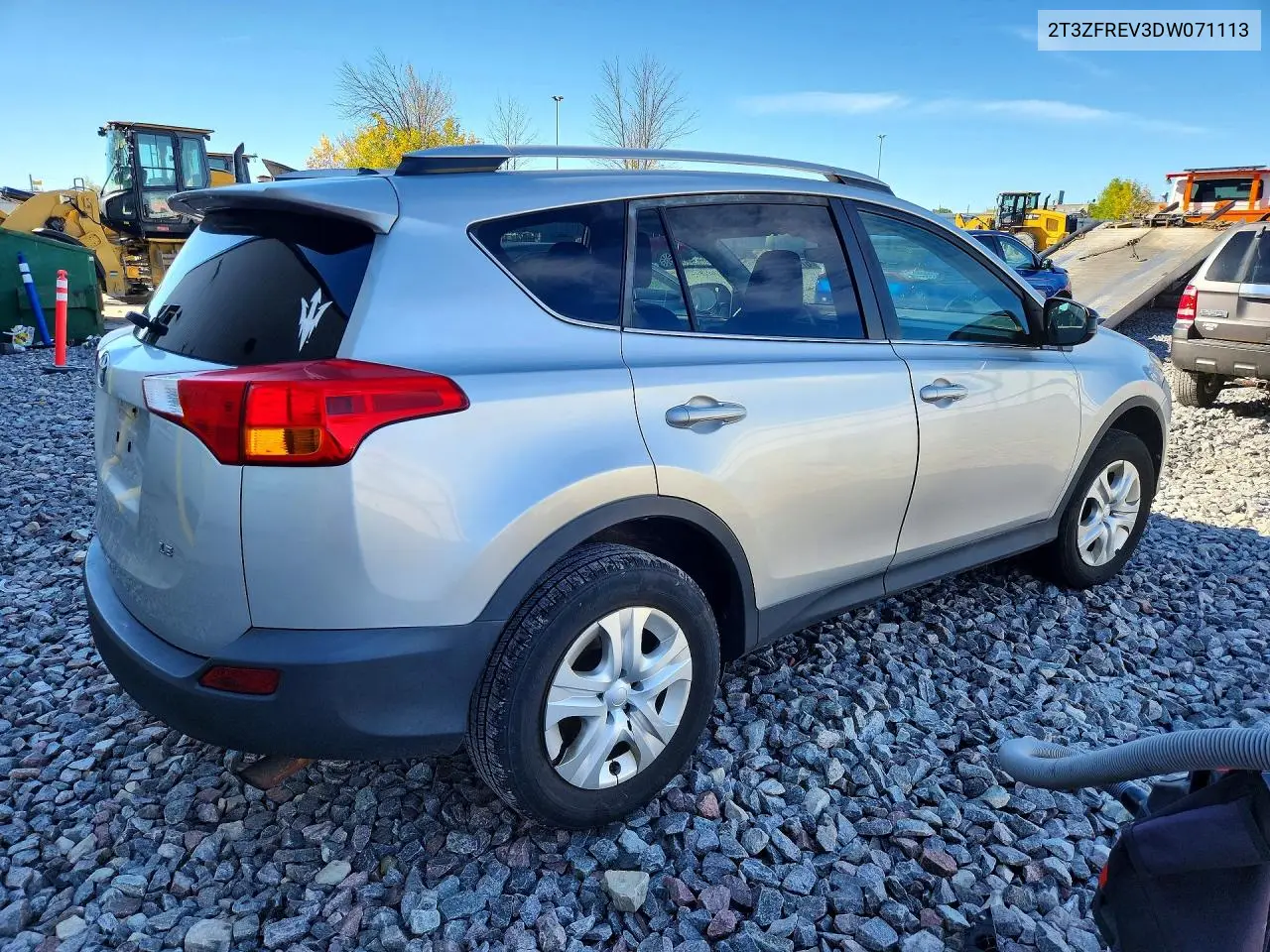 2013 TOYOTA RAV 4 VIN 2T3ZFREV3DW071113 — фото 3