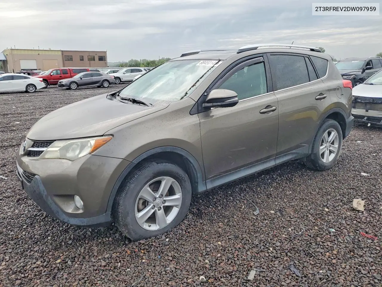 TOYOTA RAV 4 2013, VIN 2T3RFREV2DW097959